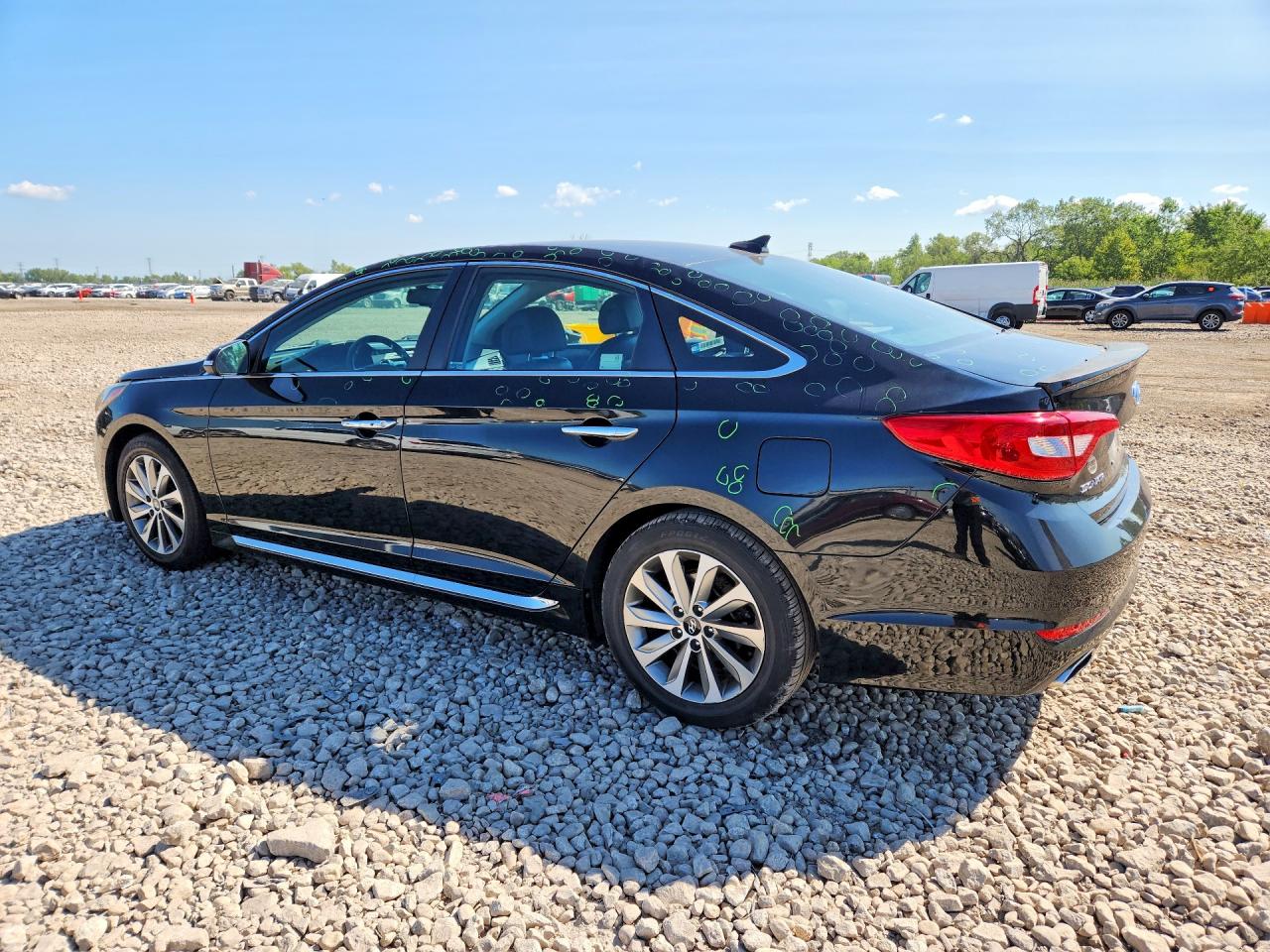 2016 Hyundai Sonata Sport Black vin: 5NPE34AF8GH289990