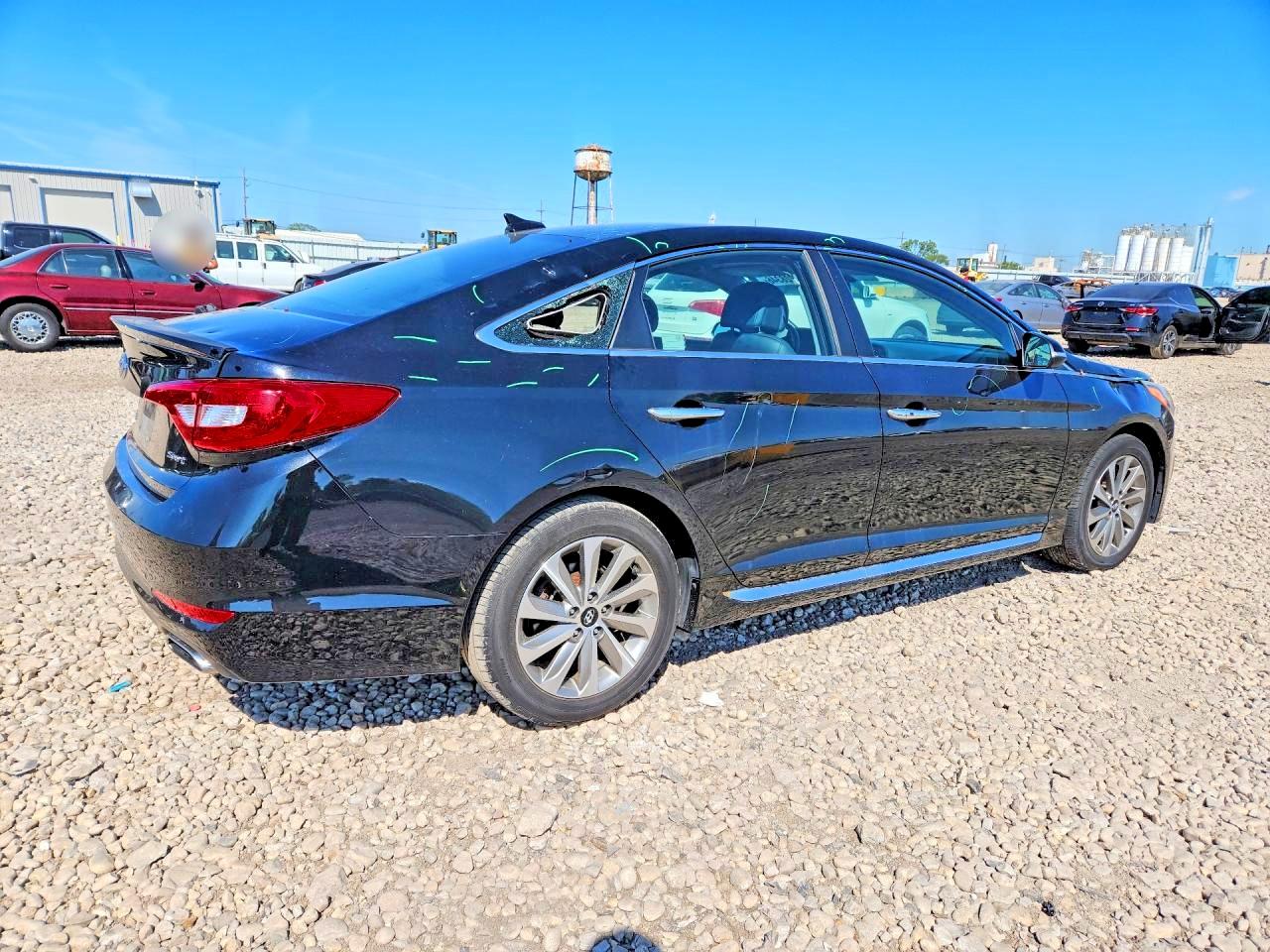 2016 Hyundai Sonata Sport Black vin: 5NPE34AF8GH289990