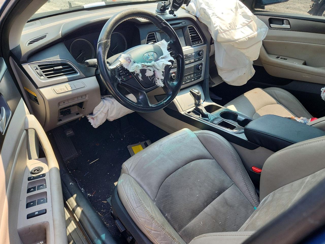 2016 Hyundai Sonata Sport Blue vin: 5NPE34AF8GH325449