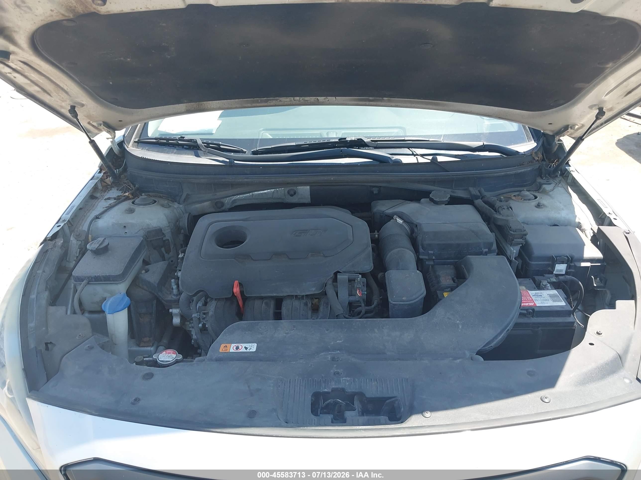 2016 Hyundai Sonata Sport Silver vin: 5NPE34AF8GH347483