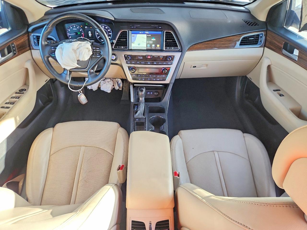 2016 Hyundai Sonata Limited Black vin: 5NPE34AF8GH414003