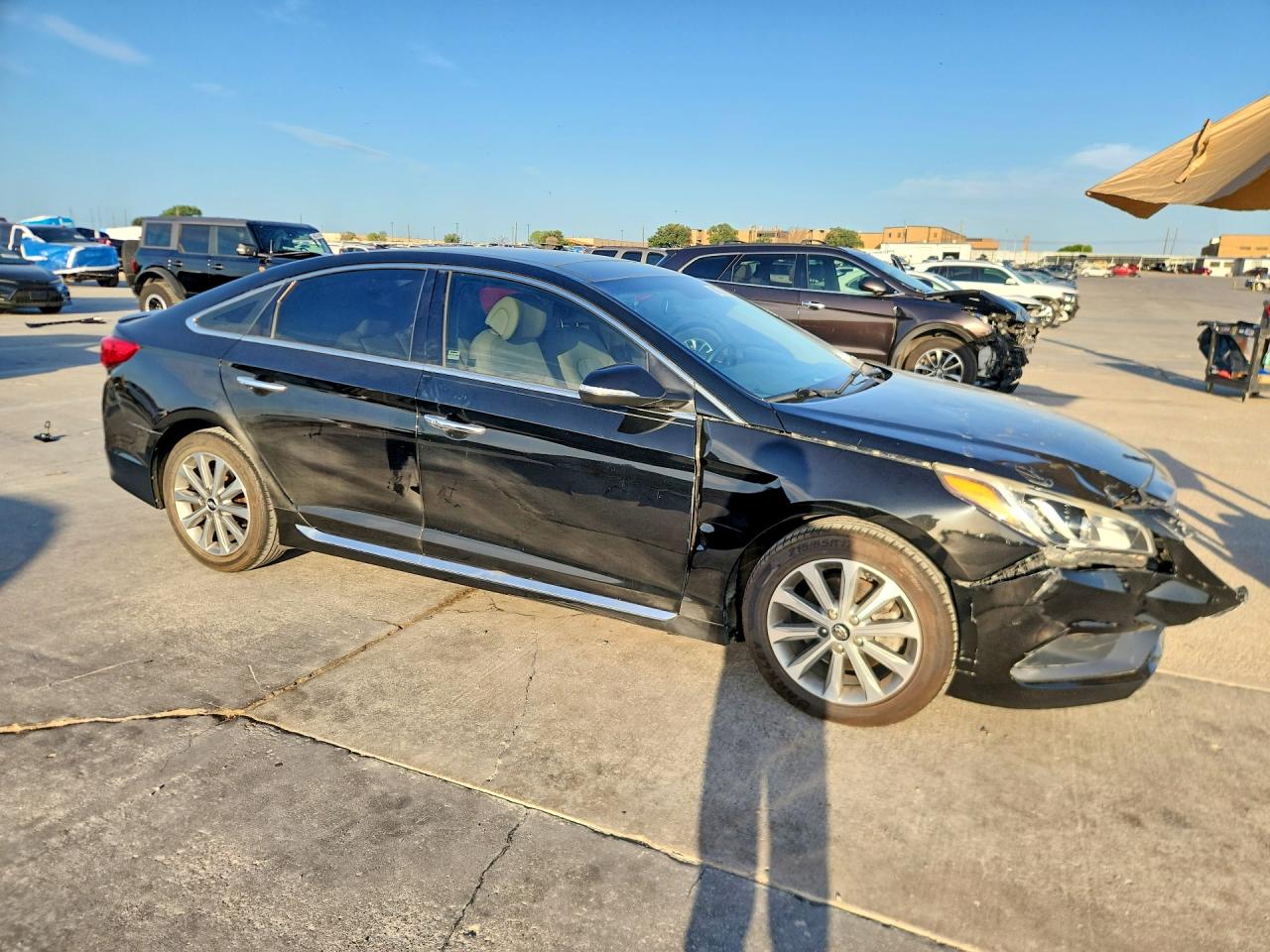 2016 Hyundai Sonata Limited Black vin: 5NPE34AF8GH414003