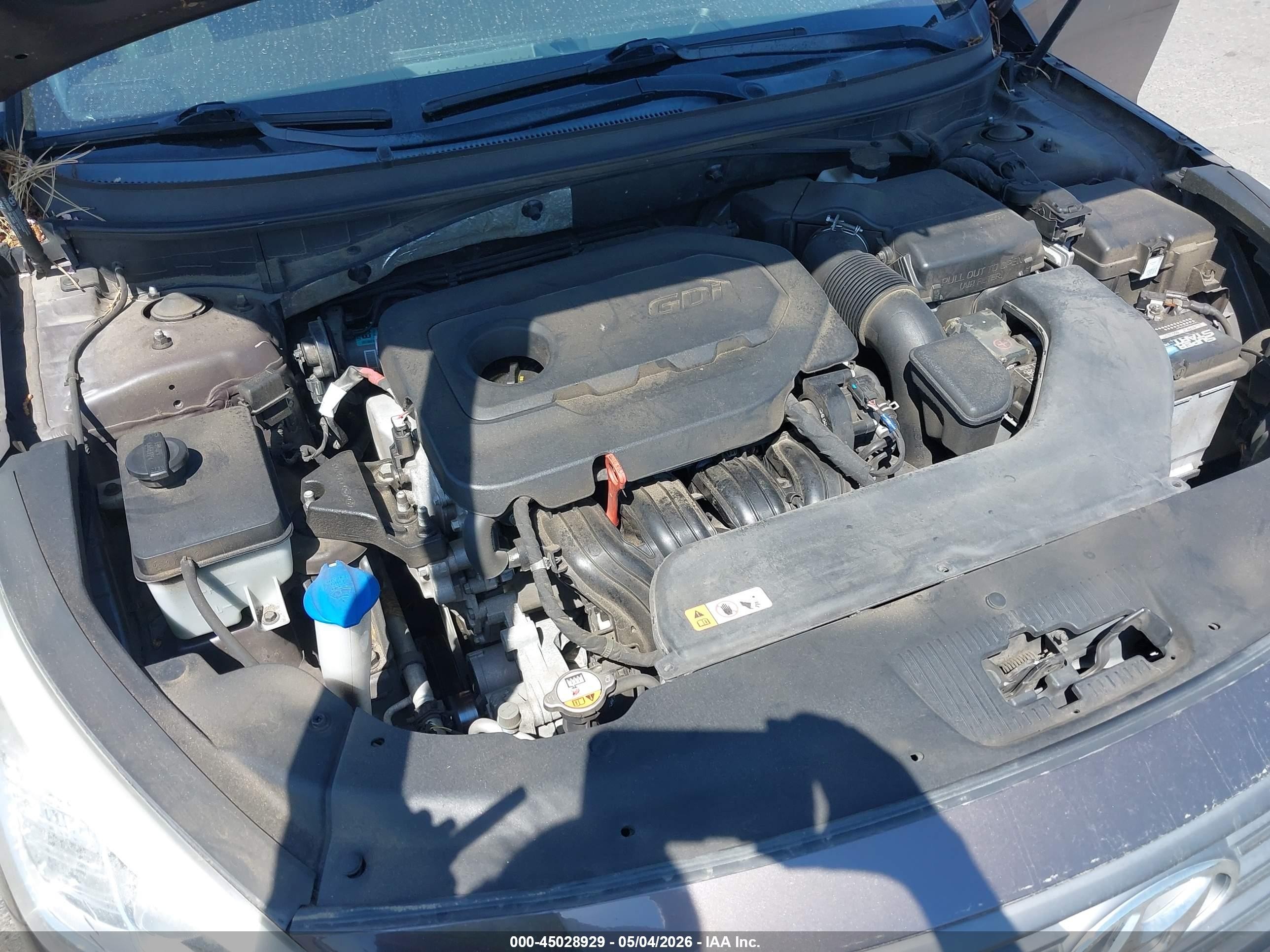 2016 Hyundai Sonata Sport Gray vin: 5NPE34AF8GH415135