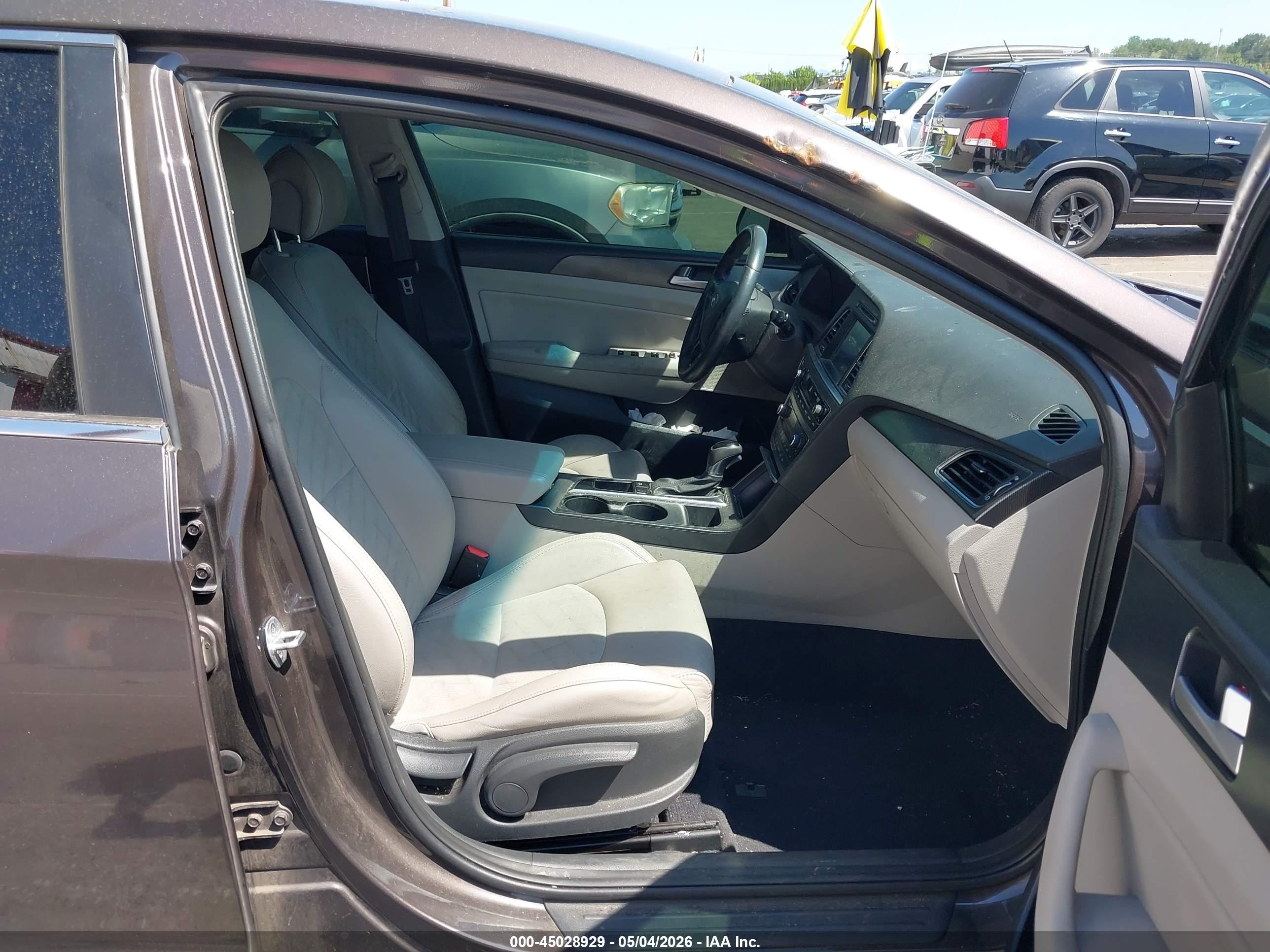 2016 Hyundai Sonata Sport Gray vin: 5NPE34AF8GH415135