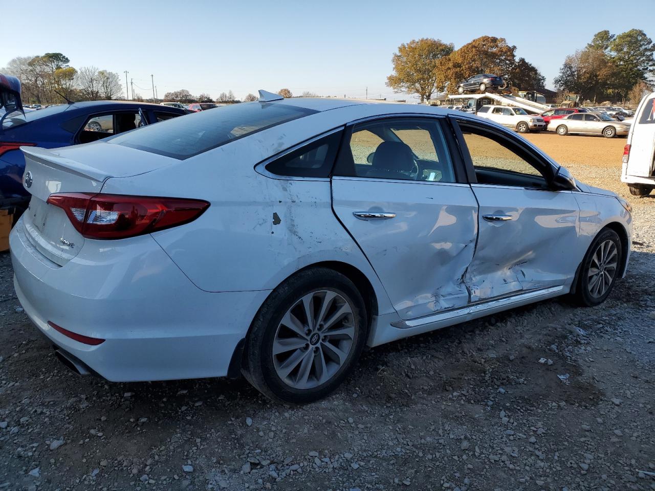 2016 Hyundai Sonata Sport Sport White vin: 5NPE34AF8GH424109