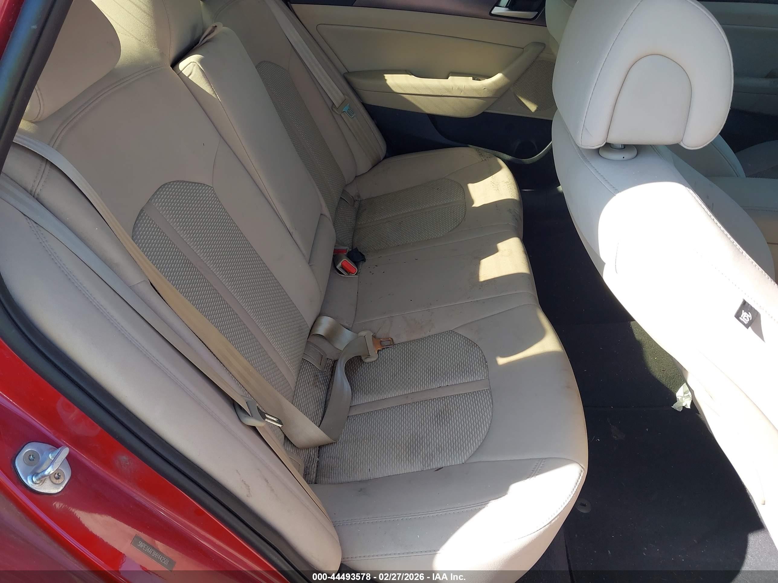 2017 Hyundai Sonata Sport Red vin: 5NPE34AF8HH442501