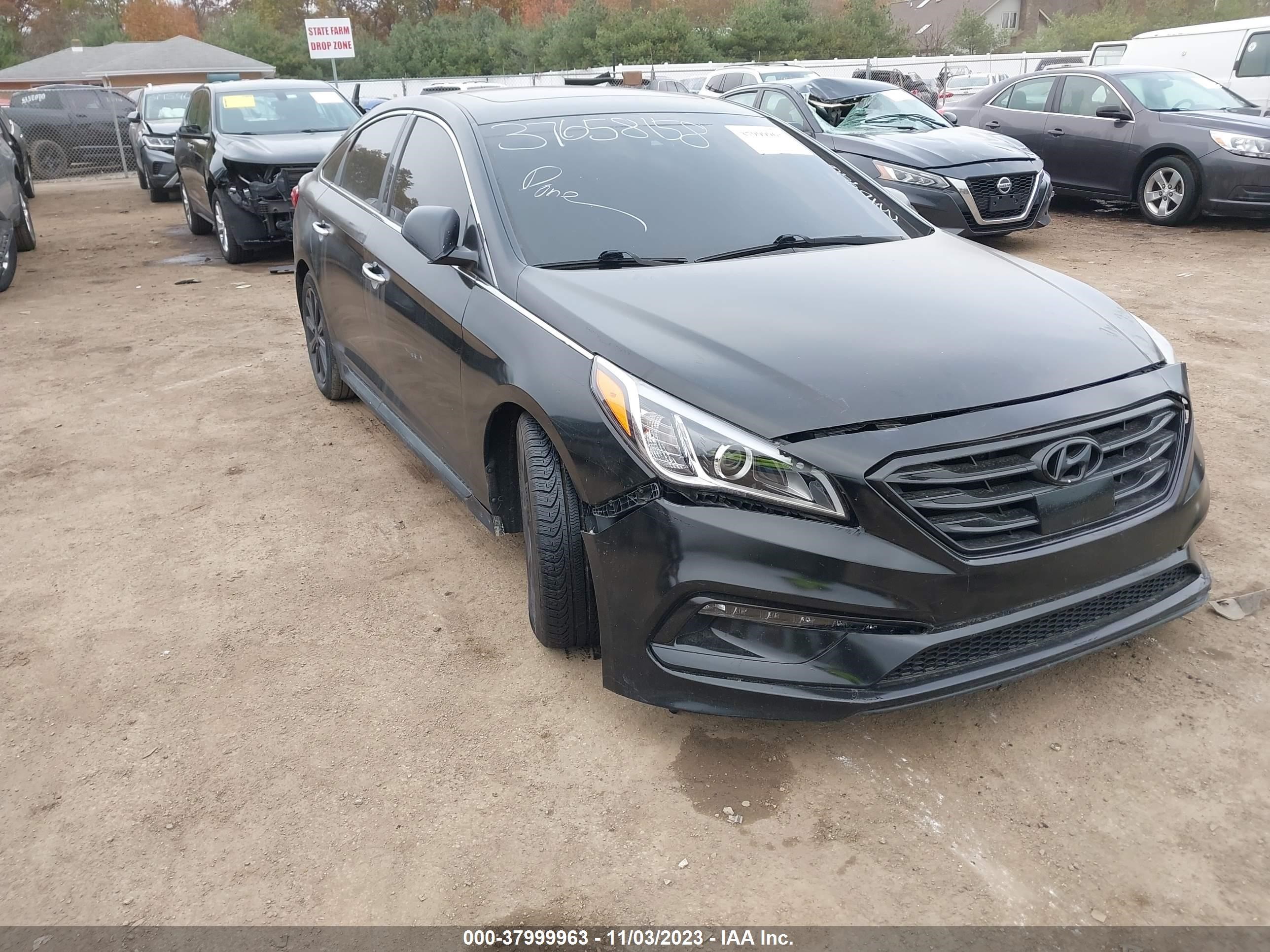 2017 Hyundai Sonata Limited Black vin: 5NPE34AF8HH472372
