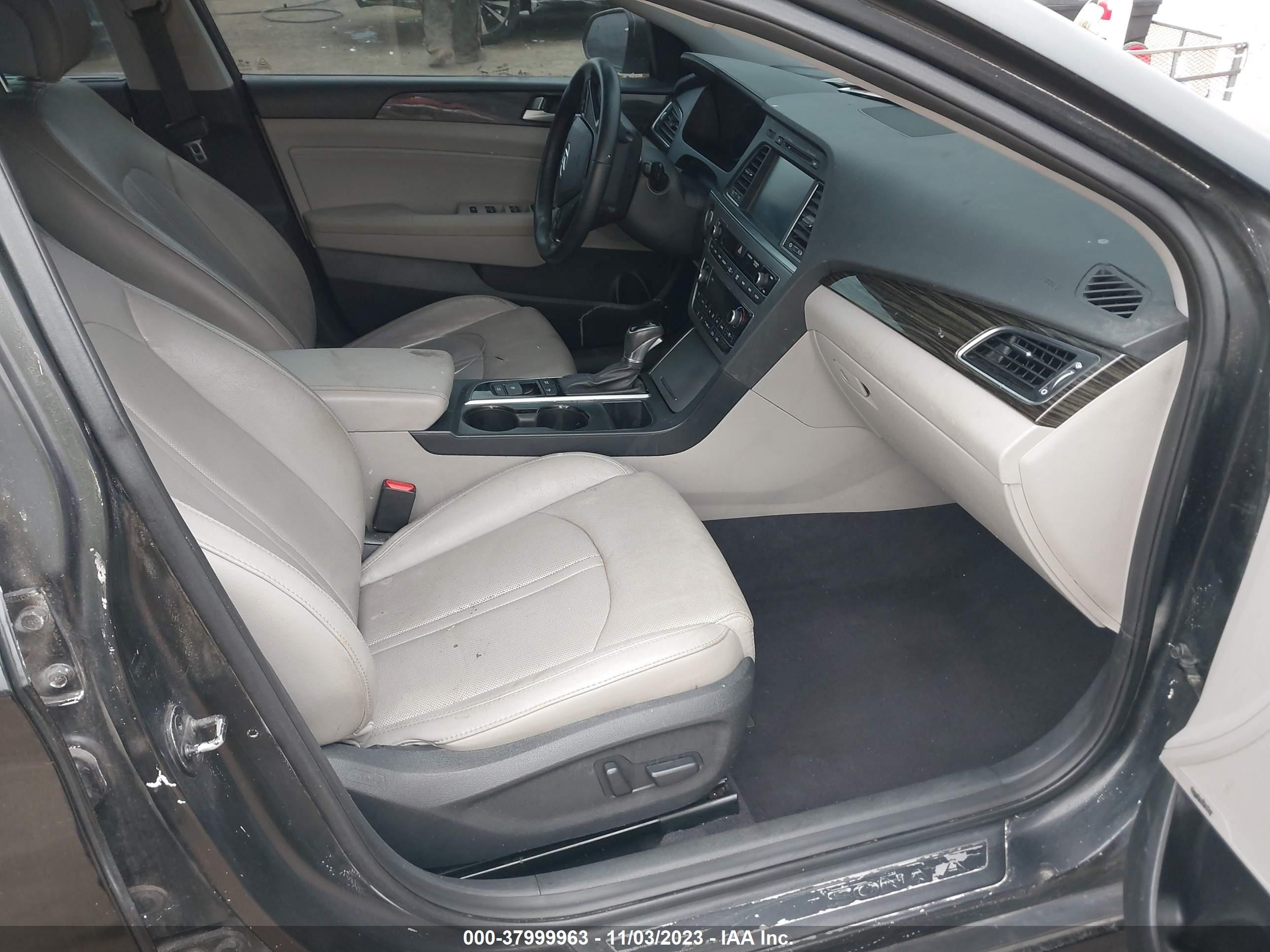 2017 Hyundai Sonata Limited Black vin: 5NPE34AF8HH472372