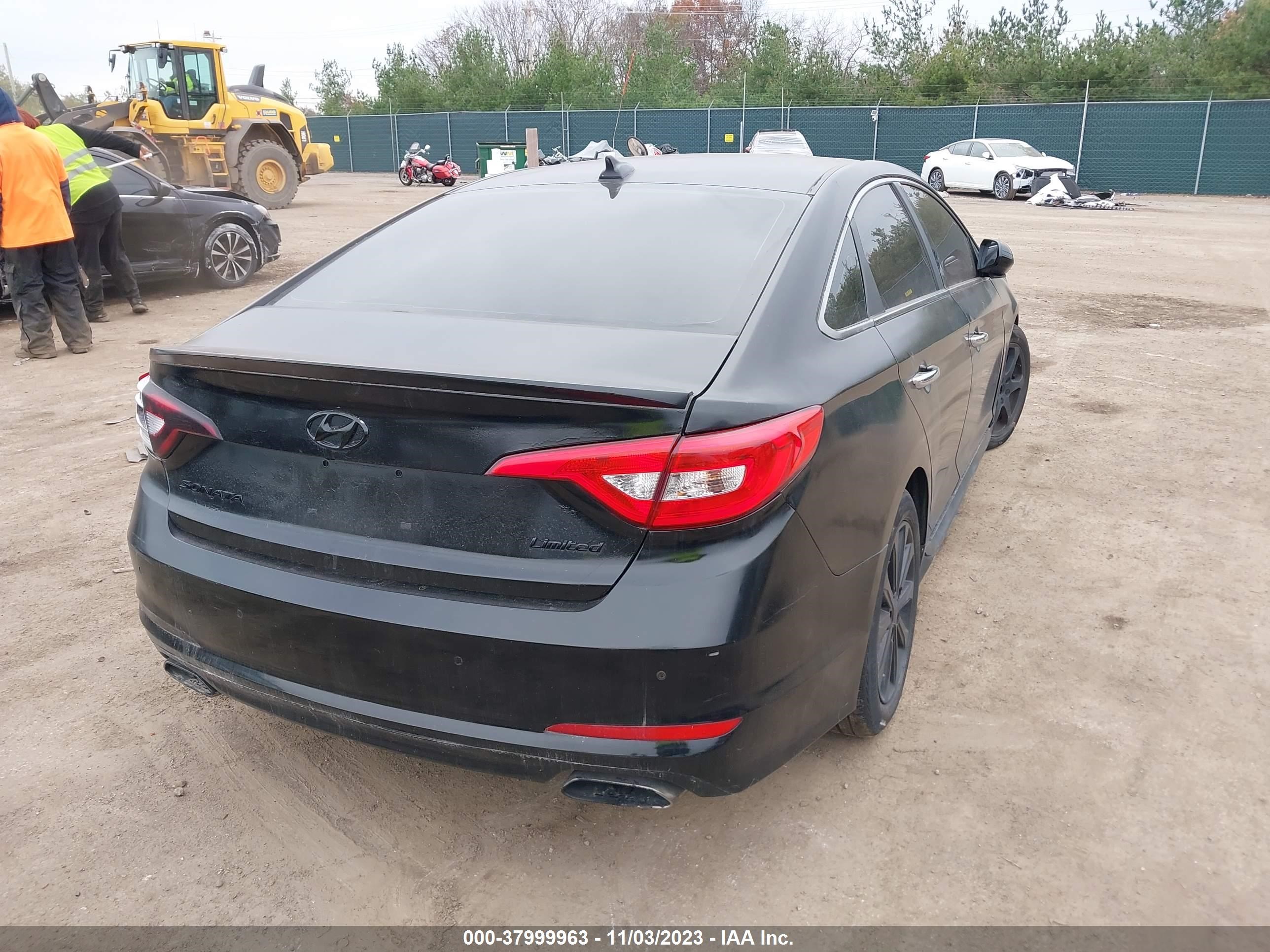 2017 Hyundai Sonata Limited Black vin: 5NPE34AF8HH472372