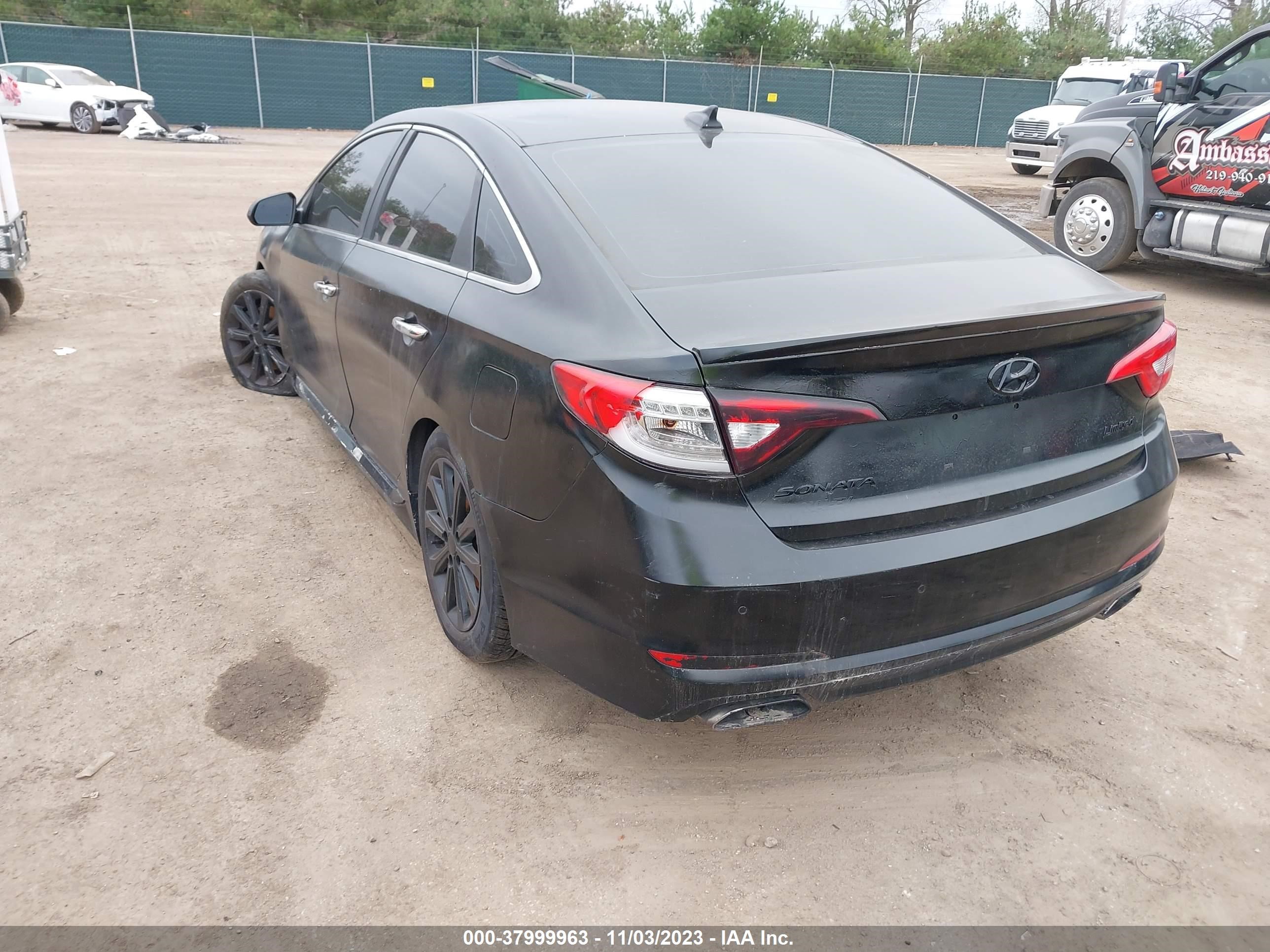 2017 Hyundai Sonata Limited Black vin: 5NPE34AF8HH472372