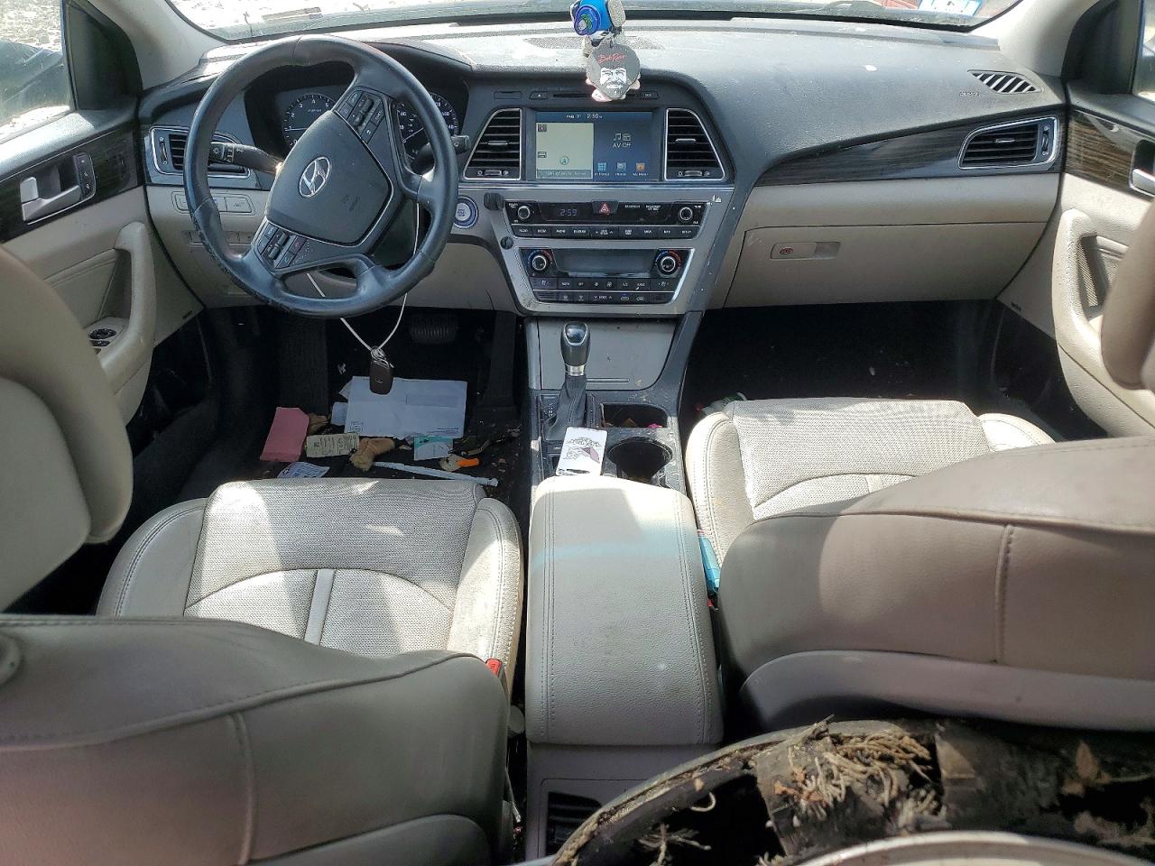 2017 Hyundai Sonata Limited Blue vin: 5NPE34AF8HH511347