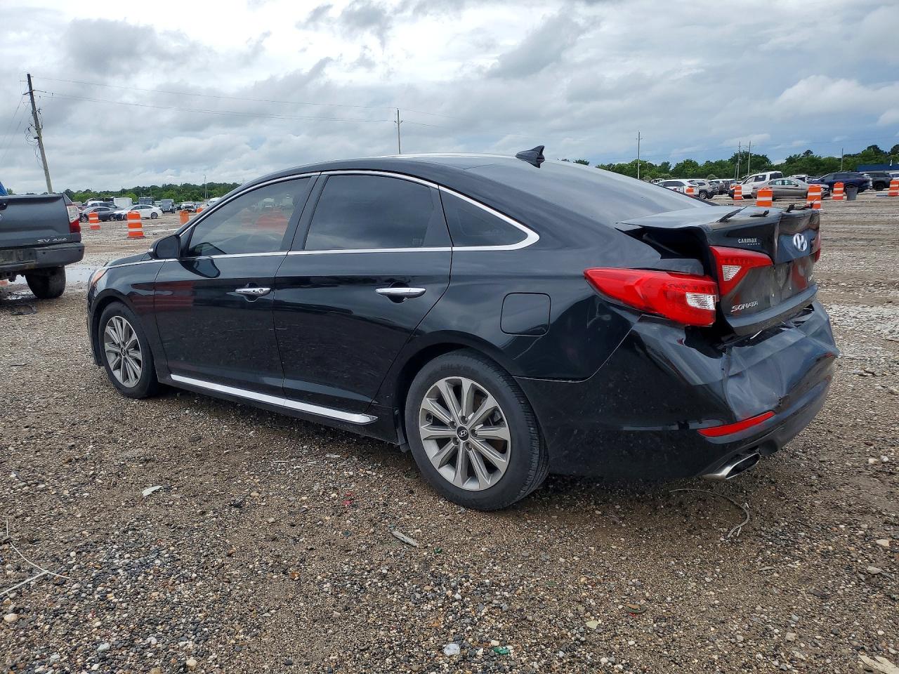 2017 Hyundai Sonata Limited Black vin: 5NPE34AF8HH590745
