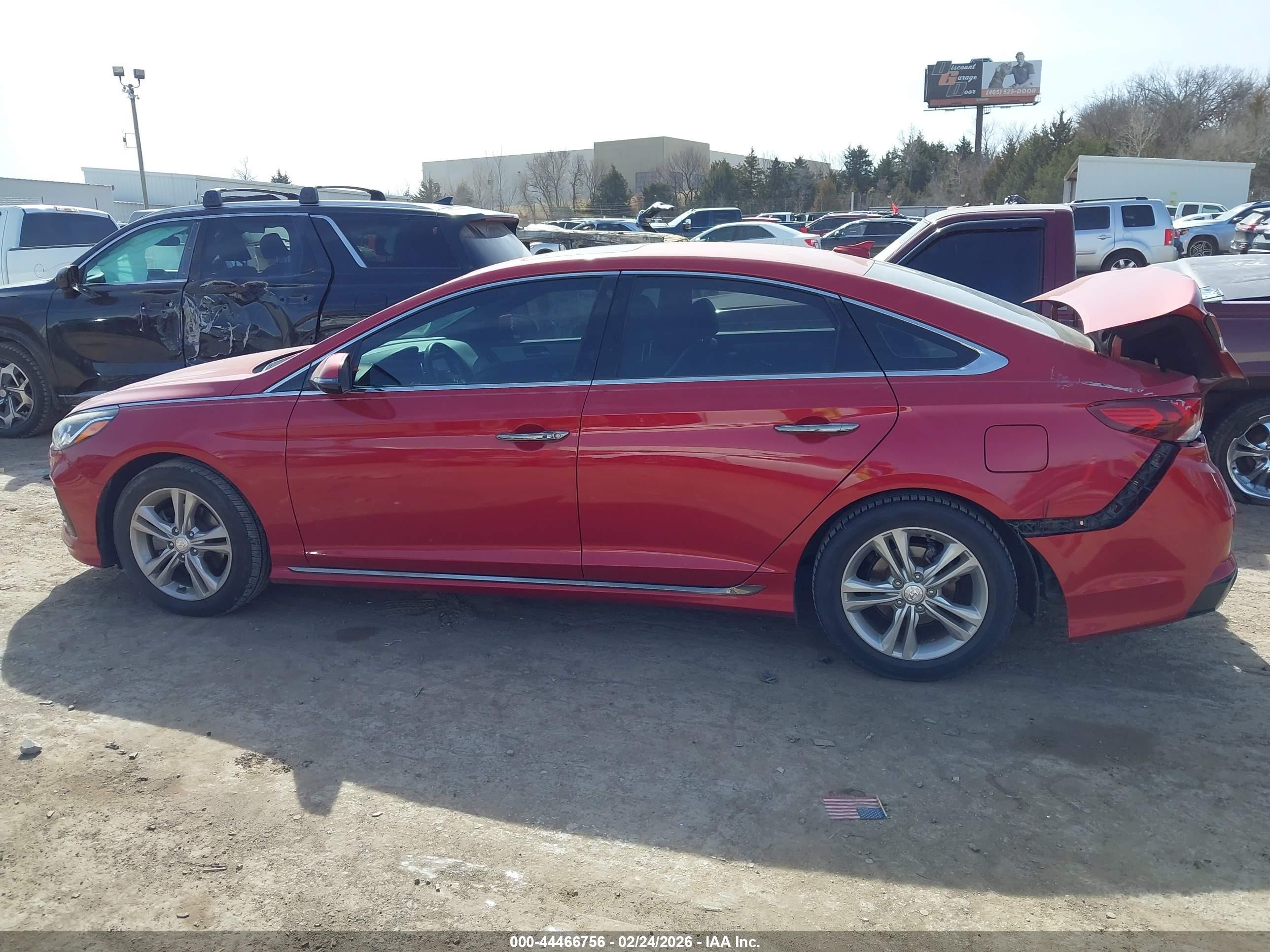 2018 Hyundai Sonata Sport Red vin: 5NPE34AF8JH601975