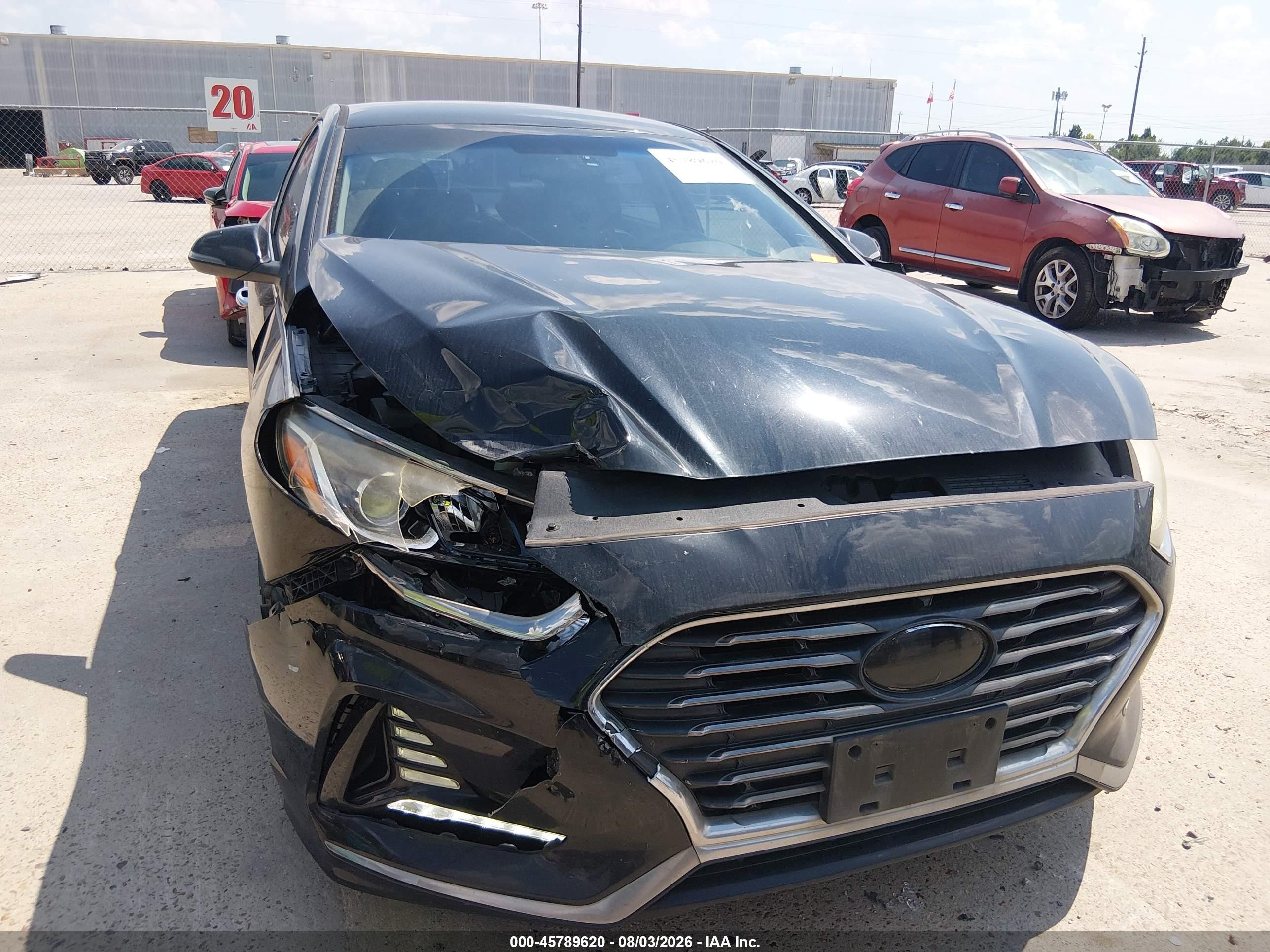 2018 Hyundai Sonata Sel Black vin: 5NPE34AF8JH642977