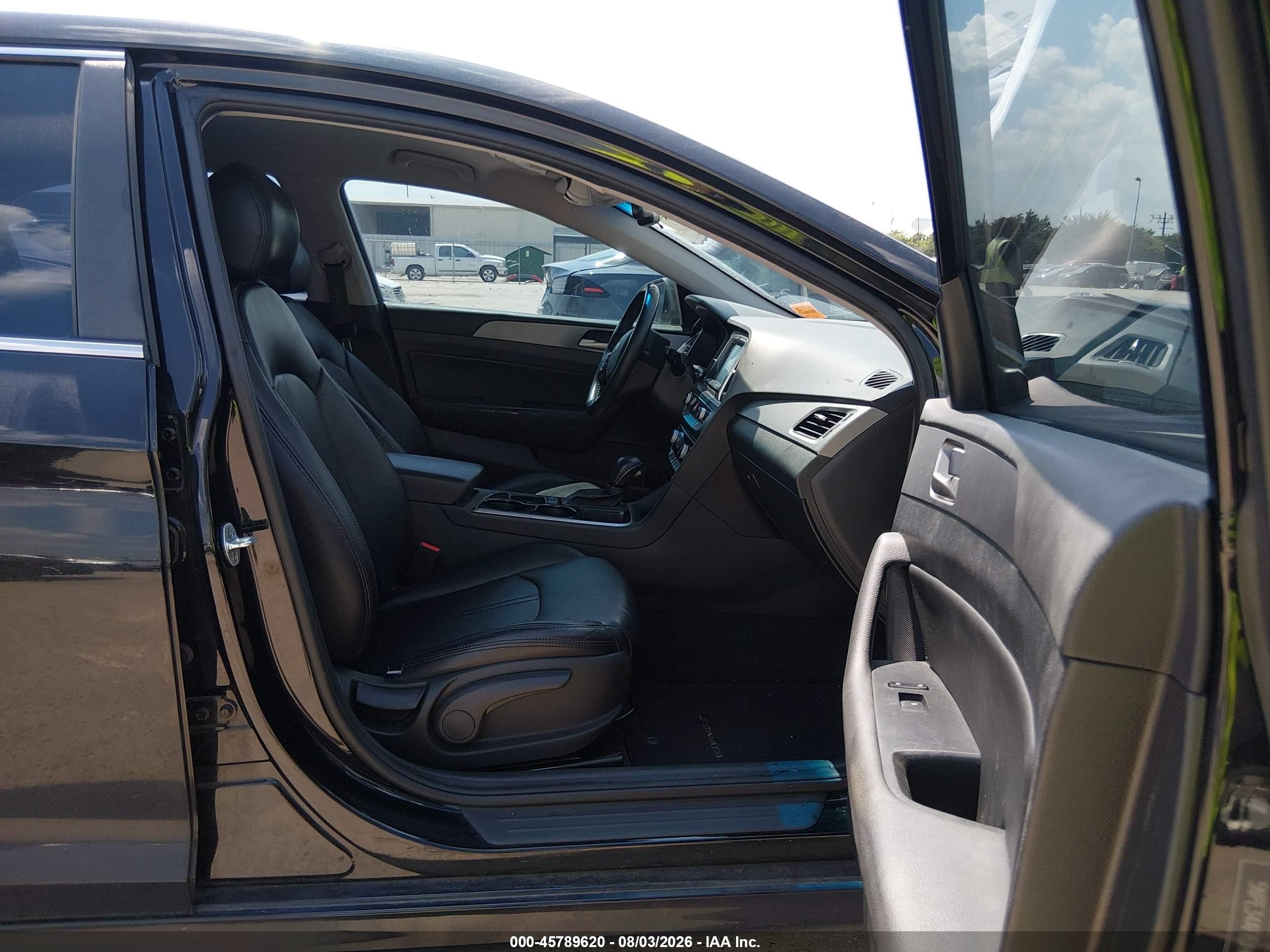2018 Hyundai Sonata Sel Black vin: 5NPE34AF8JH642977
