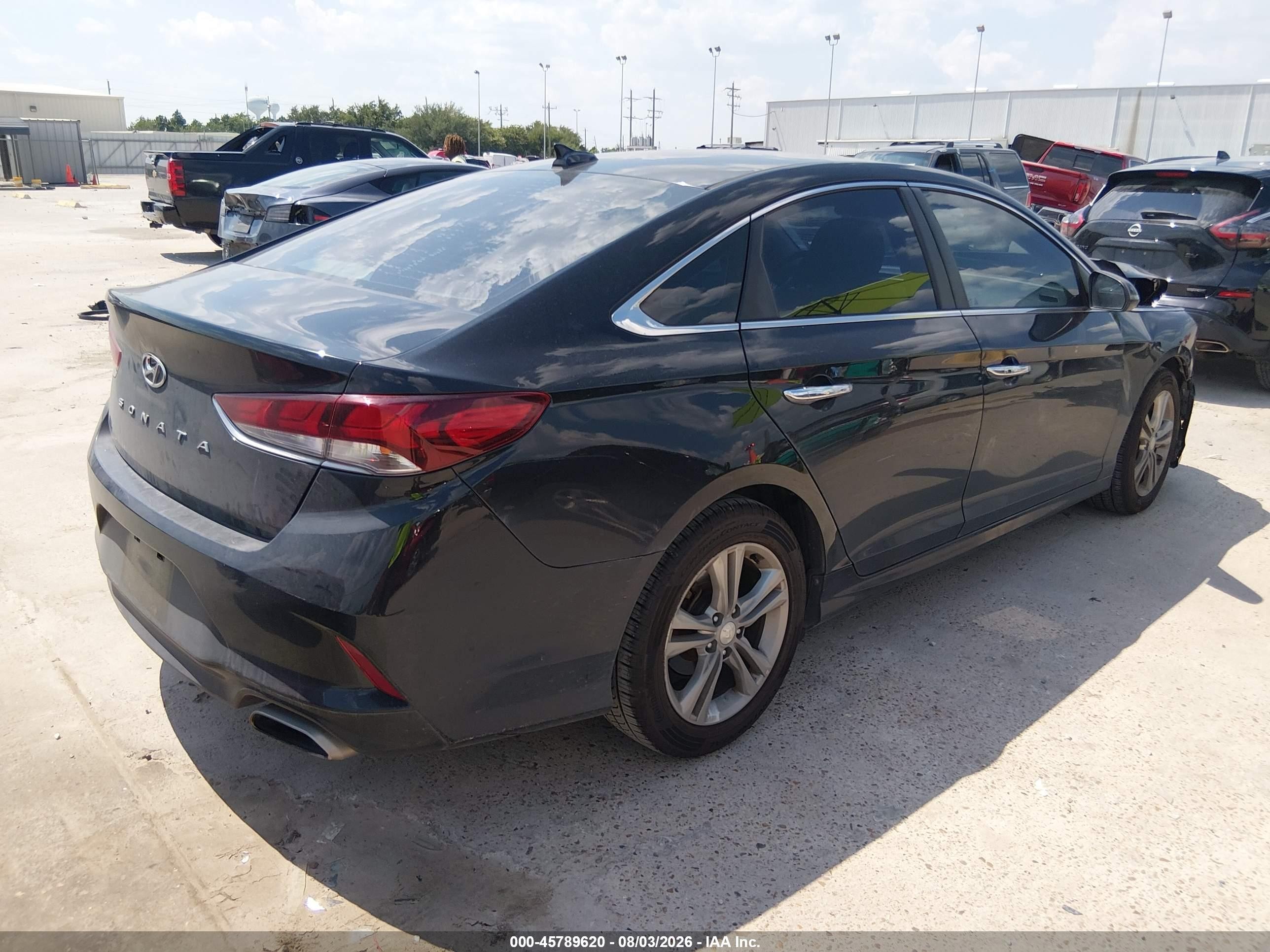 2018 Hyundai Sonata Sel Black vin: 5NPE34AF8JH642977