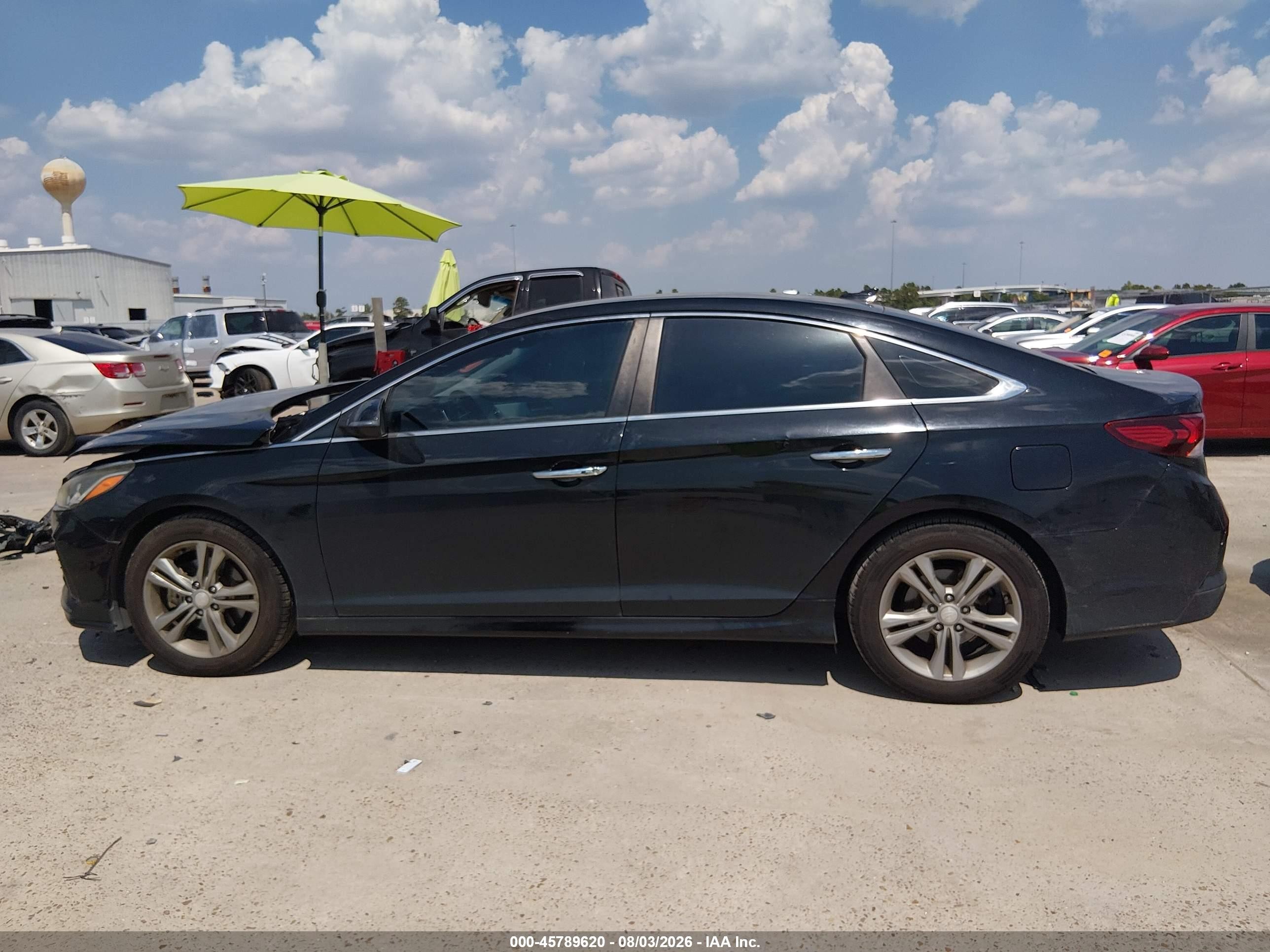 2018 Hyundai Sonata Sel Black vin: 5NPE34AF8JH642977