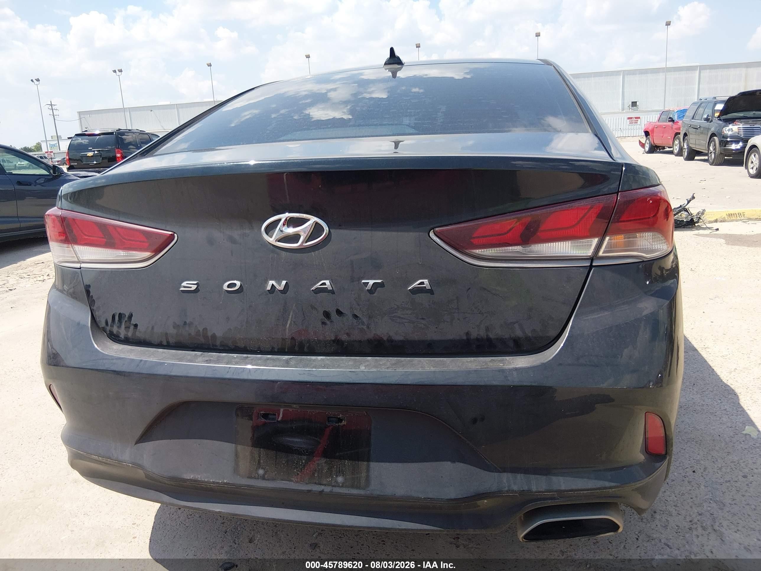 2018 Hyundai Sonata Sel Black vin: 5NPE34AF8JH642977