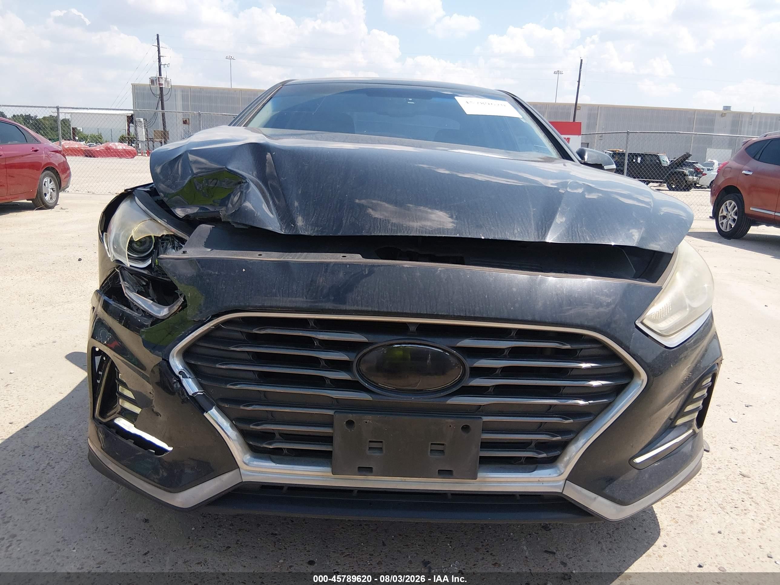 2018 Hyundai Sonata Sel Black vin: 5NPE34AF8JH642977