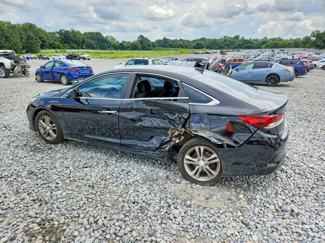 2018 Hyundai Sonata Sel Black vin: 5NPE34AF8JH649864