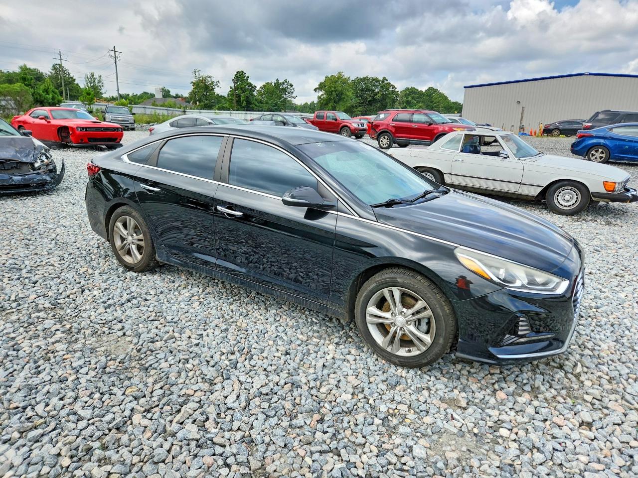 2018 Hyundai Sonata Sel Black vin: 5NPE34AF8JH649864