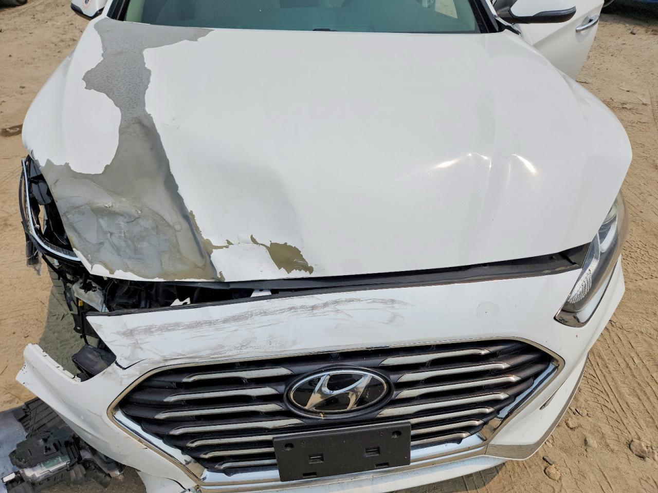 2018 Hyundai Sonata Sel White vin: 5NPE34AF8JH683268