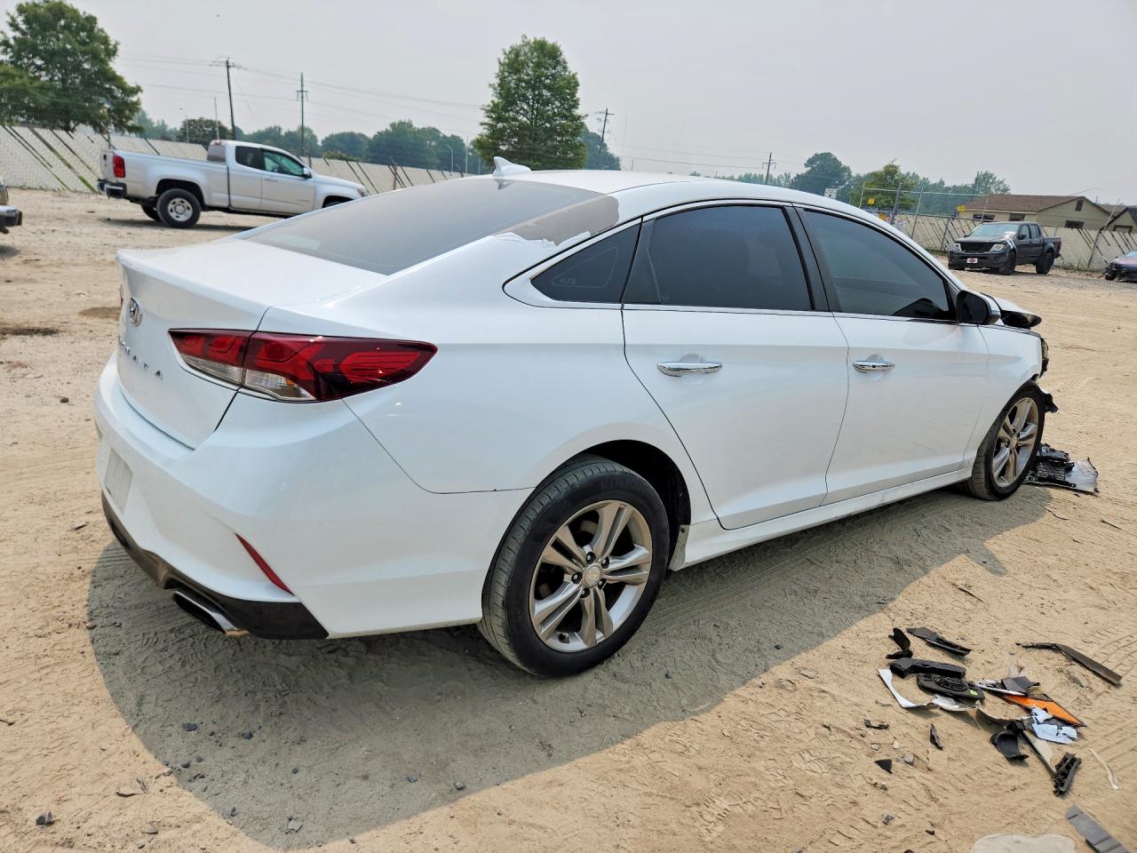 2018 Hyundai Sonata Sel White vin: 5NPE34AF8JH683268