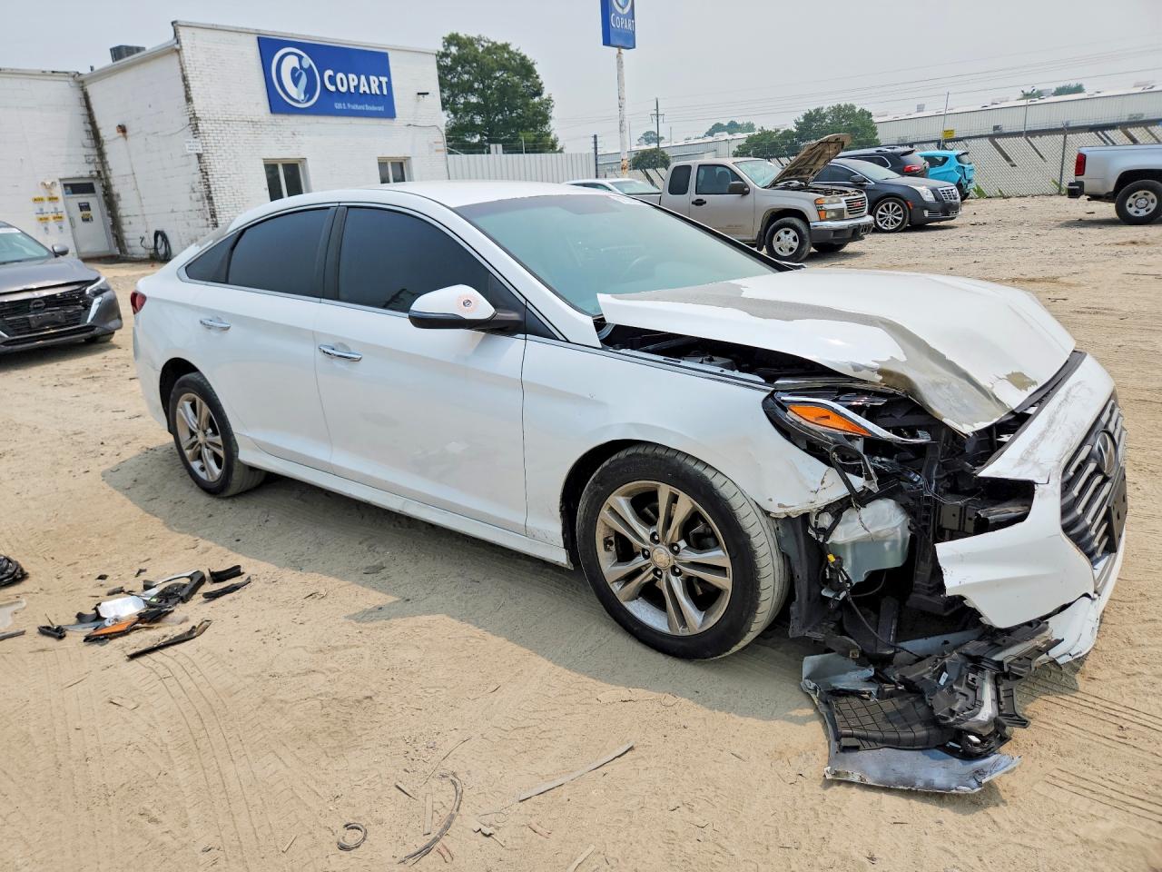 2018 Hyundai Sonata Sel White vin: 5NPE34AF8JH683268
