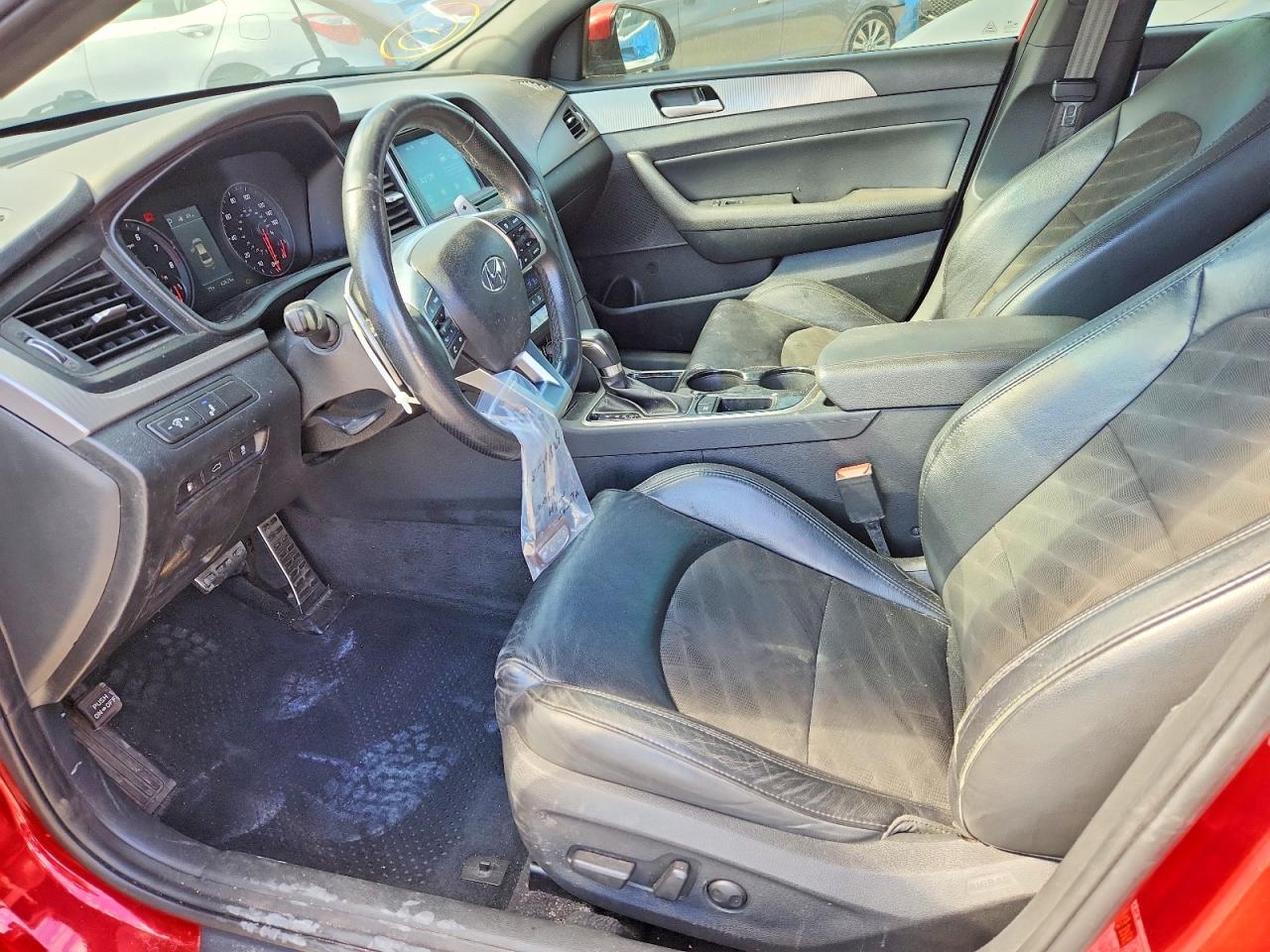 2019 Hyundai Sonata Red vin: 5NPE34AF8KH820680