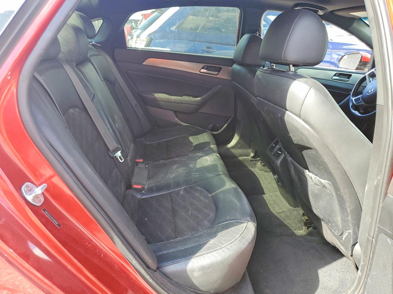 2019 Hyundai Sonata Red vin: 5NPE34AF8KH820680