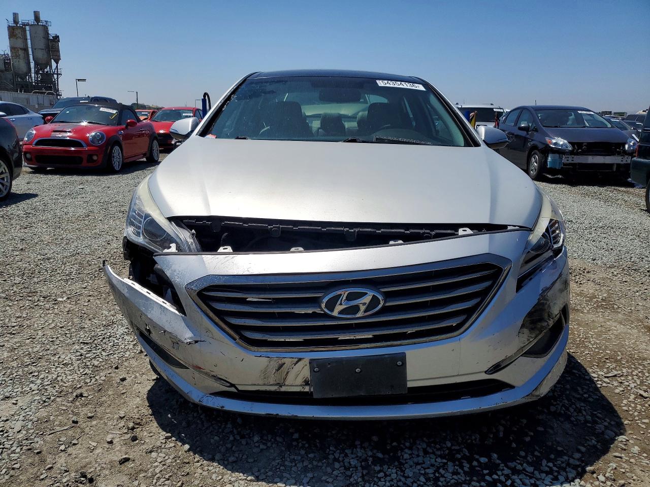 2015 Hyundai Sonata Limited Silver vin: 5NPE34AF9FH010433