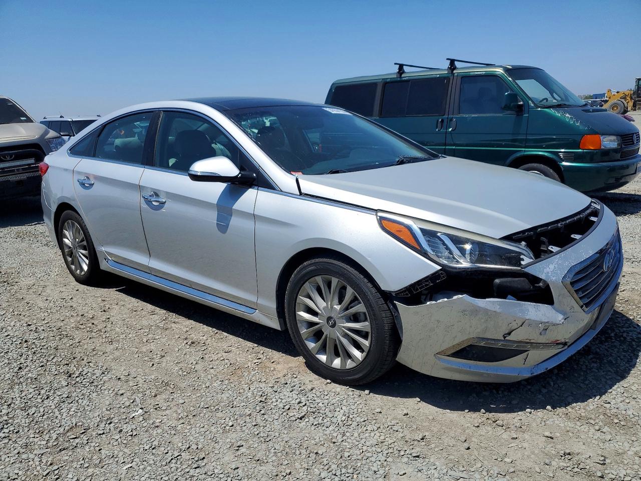 2015 Hyundai Sonata Limited Silver vin: 5NPE34AF9FH010433