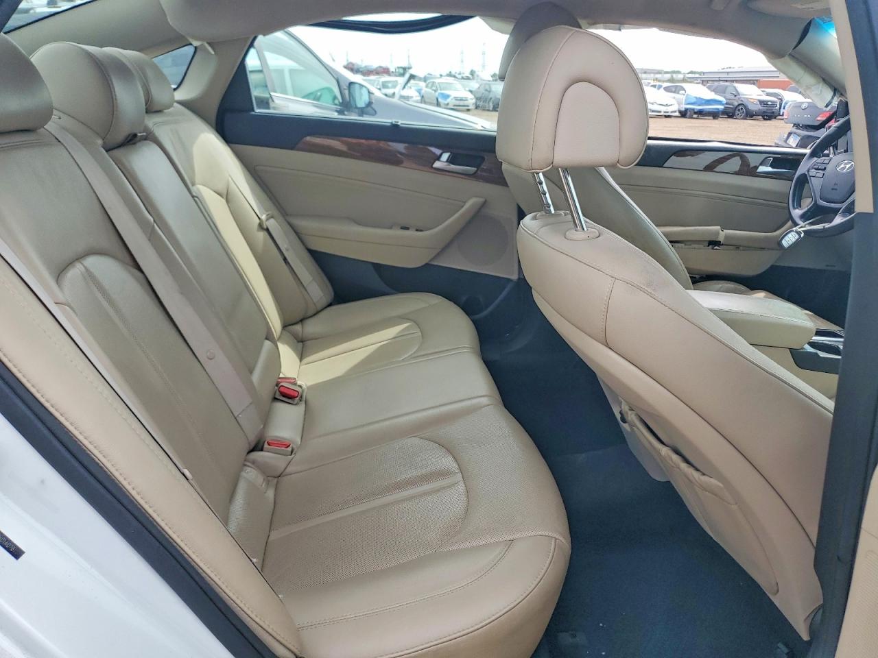 2015 Hyundai Sonata Limited White vin: 5NPE34AF9FH014076