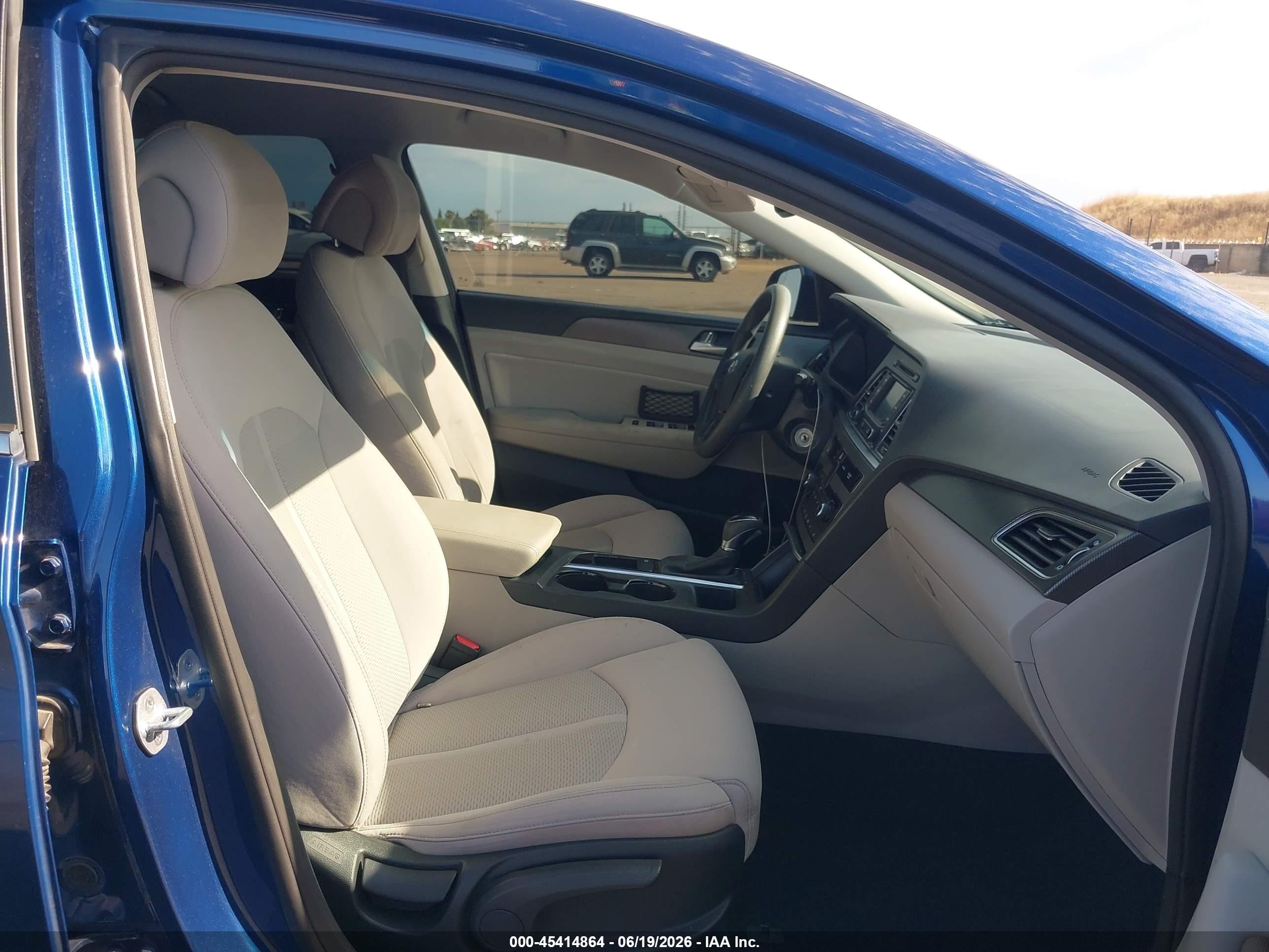 2015 Hyundai Sonata Sport Blue vin: 5NPE34AF9FH020816