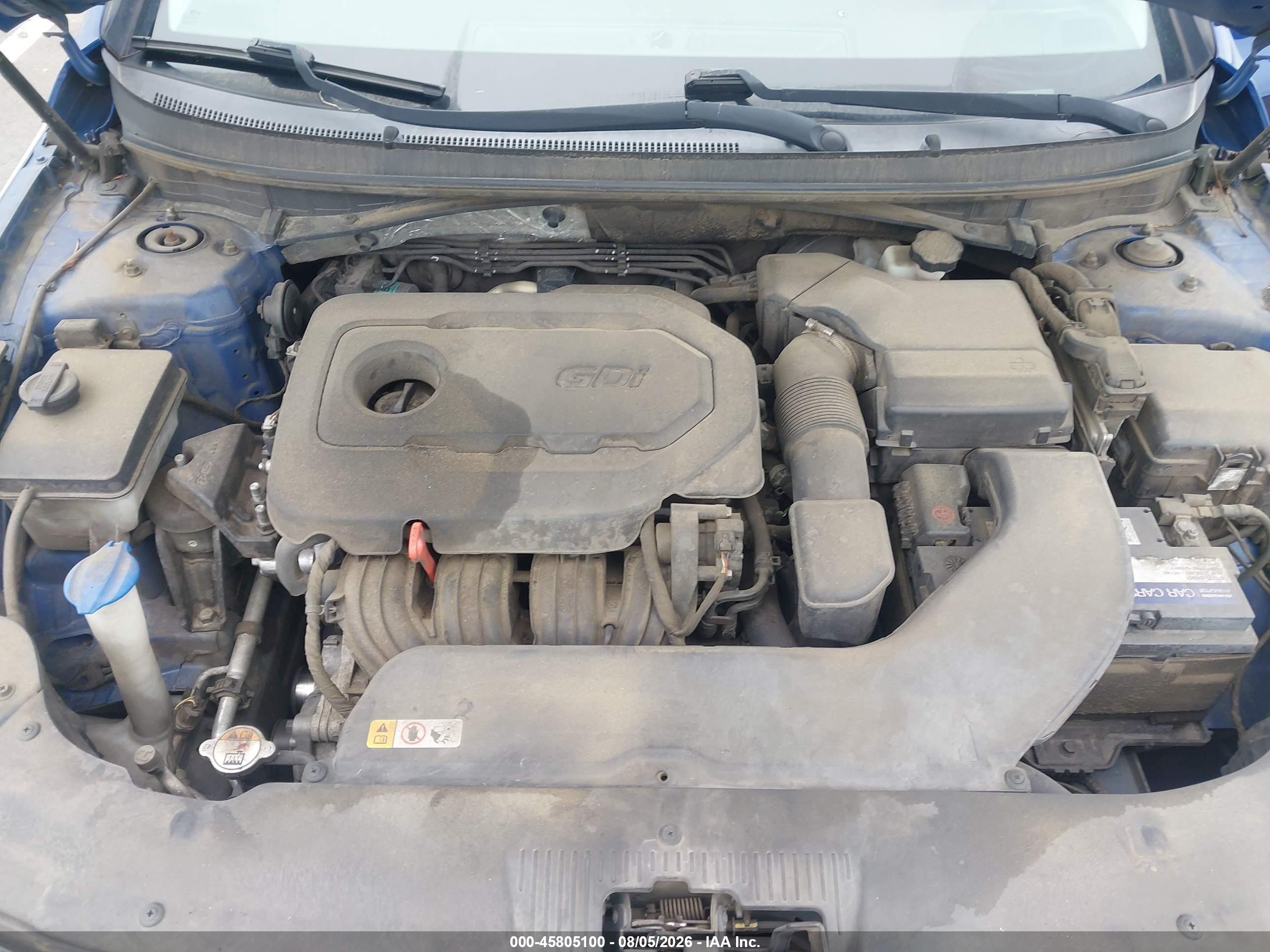 2015 Hyundai Sonata Sport Синий vin: 5NPE34AF9FH024283