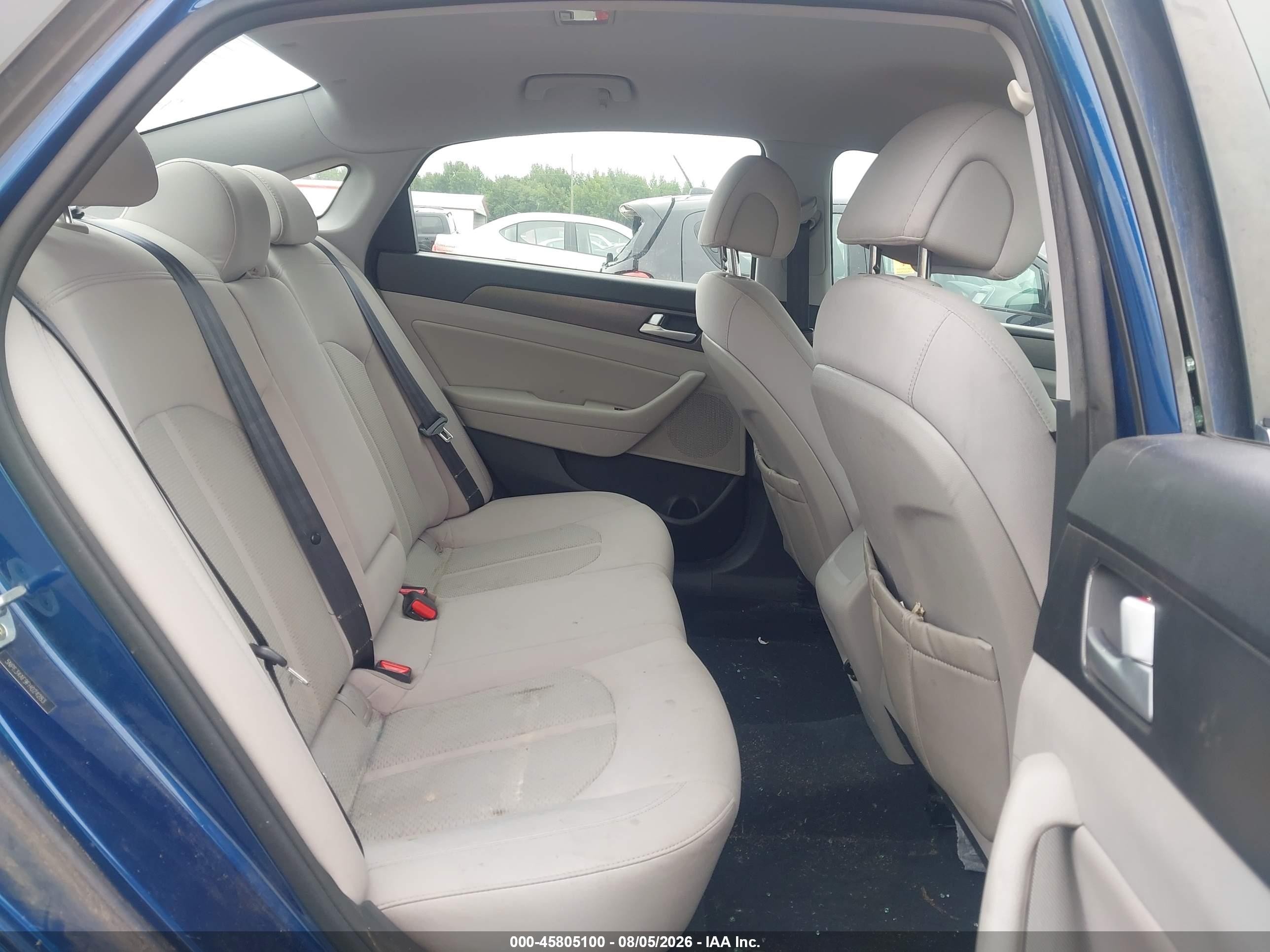2015 Hyundai Sonata Sport Синий vin: 5NPE34AF9FH024283