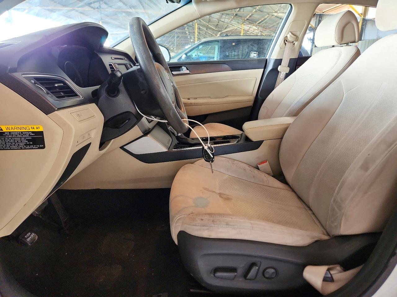 2015 Hyundai Sonata Sport White vin: 5NPE34AF9FH027975