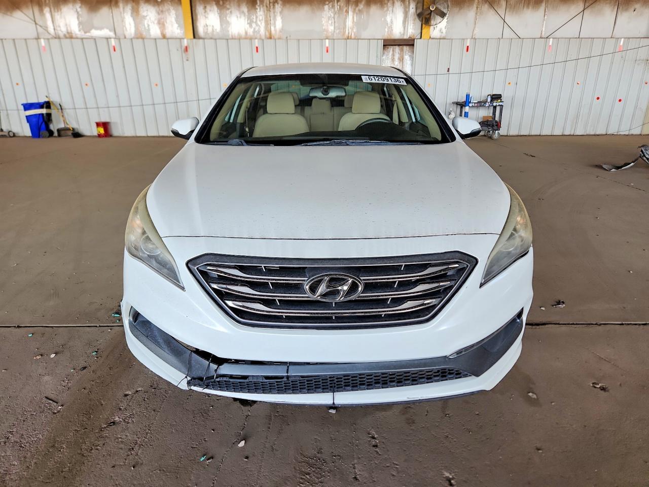 2015 Hyundai Sonata Sport White vin: 5NPE34AF9FH027975