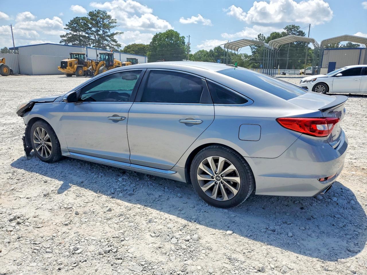 2015 Hyundai Sonata Sport Gray vin: 5NPE34AF9FH029483