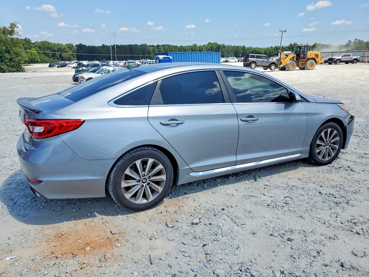 2015 Hyundai Sonata Sport Gray vin: 5NPE34AF9FH029483