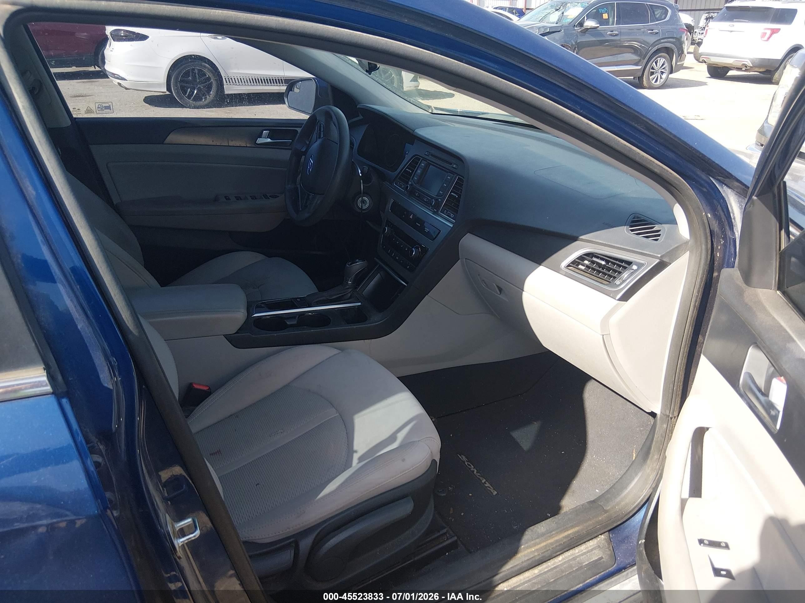 2015 Hyundai Sonata Sport Blue vin: 5NPE34AF9FH033386