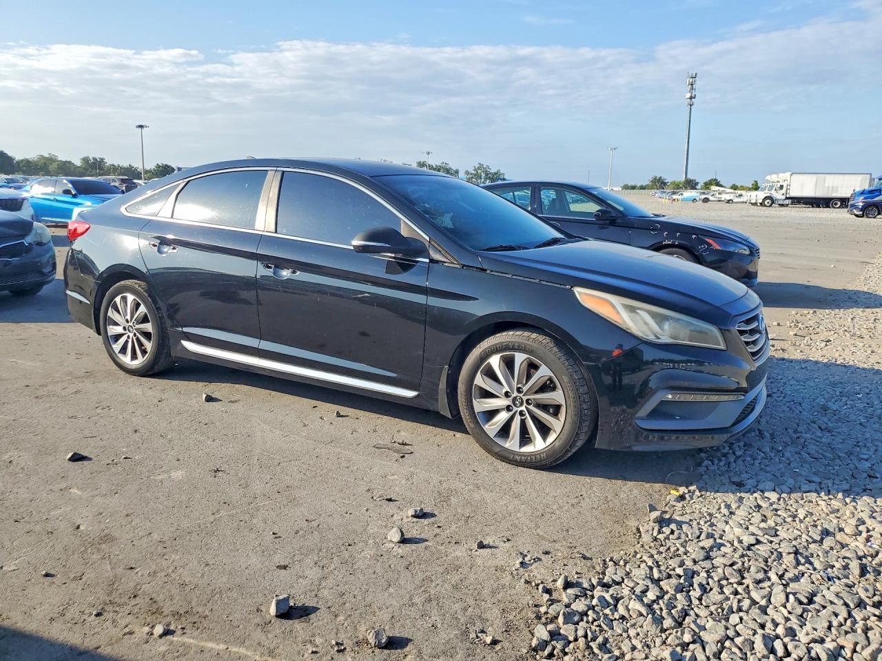 2015 Hyundai Sonata Sport Black vin: 5NPE34AF9FH034571