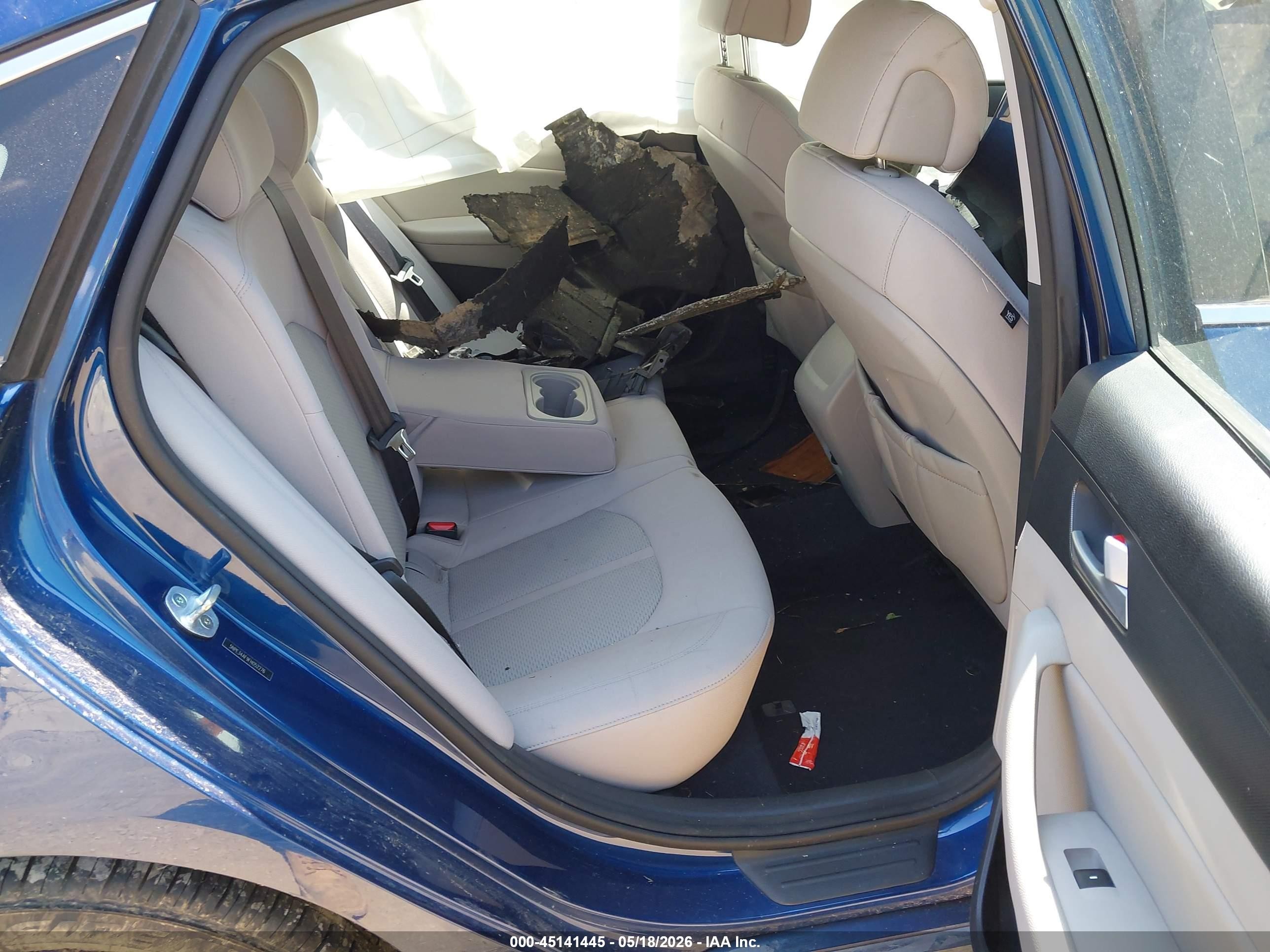 2015 Hyundai Sonata Sport Blue vin: 5NPE34AF9FH052276