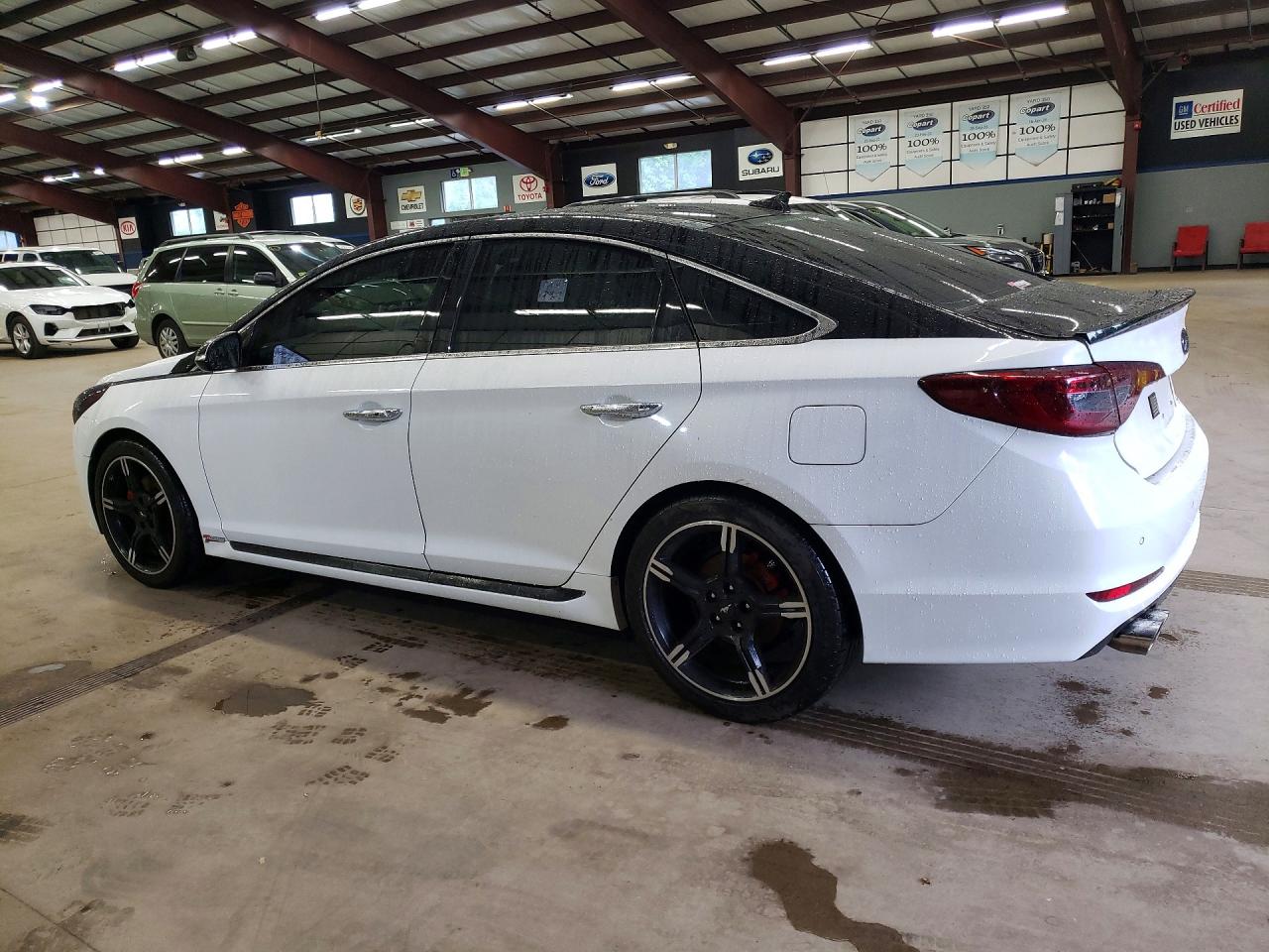2015 Hyundai Sonata White vin: 5NPE34AF9FH057574