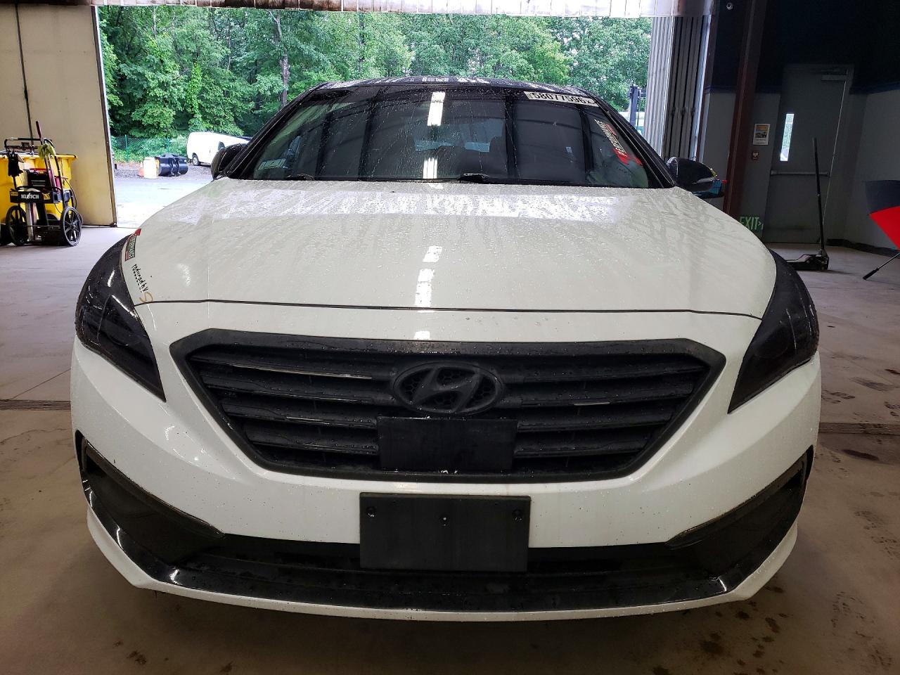 2015 Hyundai Sonata White vin: 5NPE34AF9FH057574