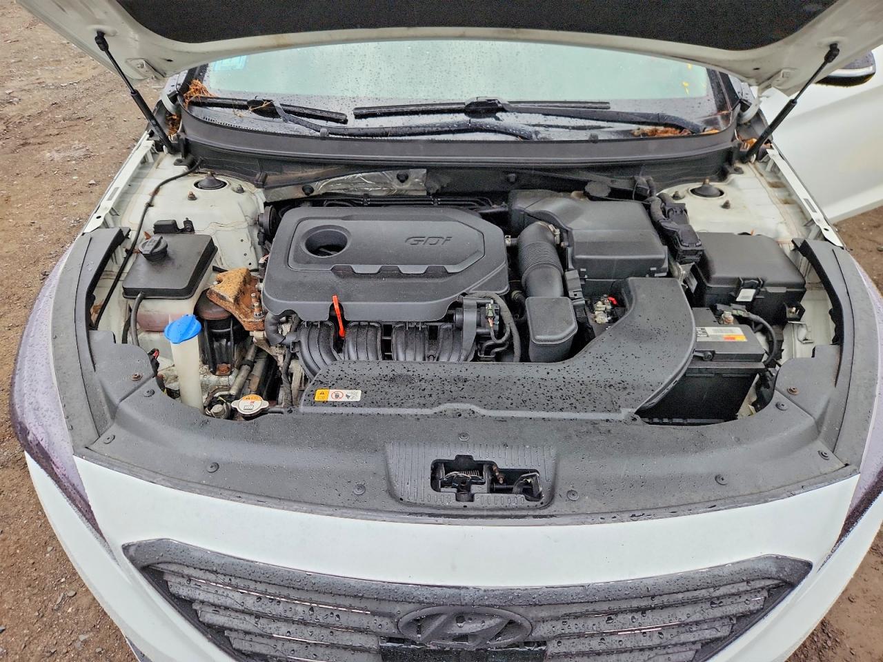 2015 Hyundai Sonata White vin: 5NPE34AF9FH057574