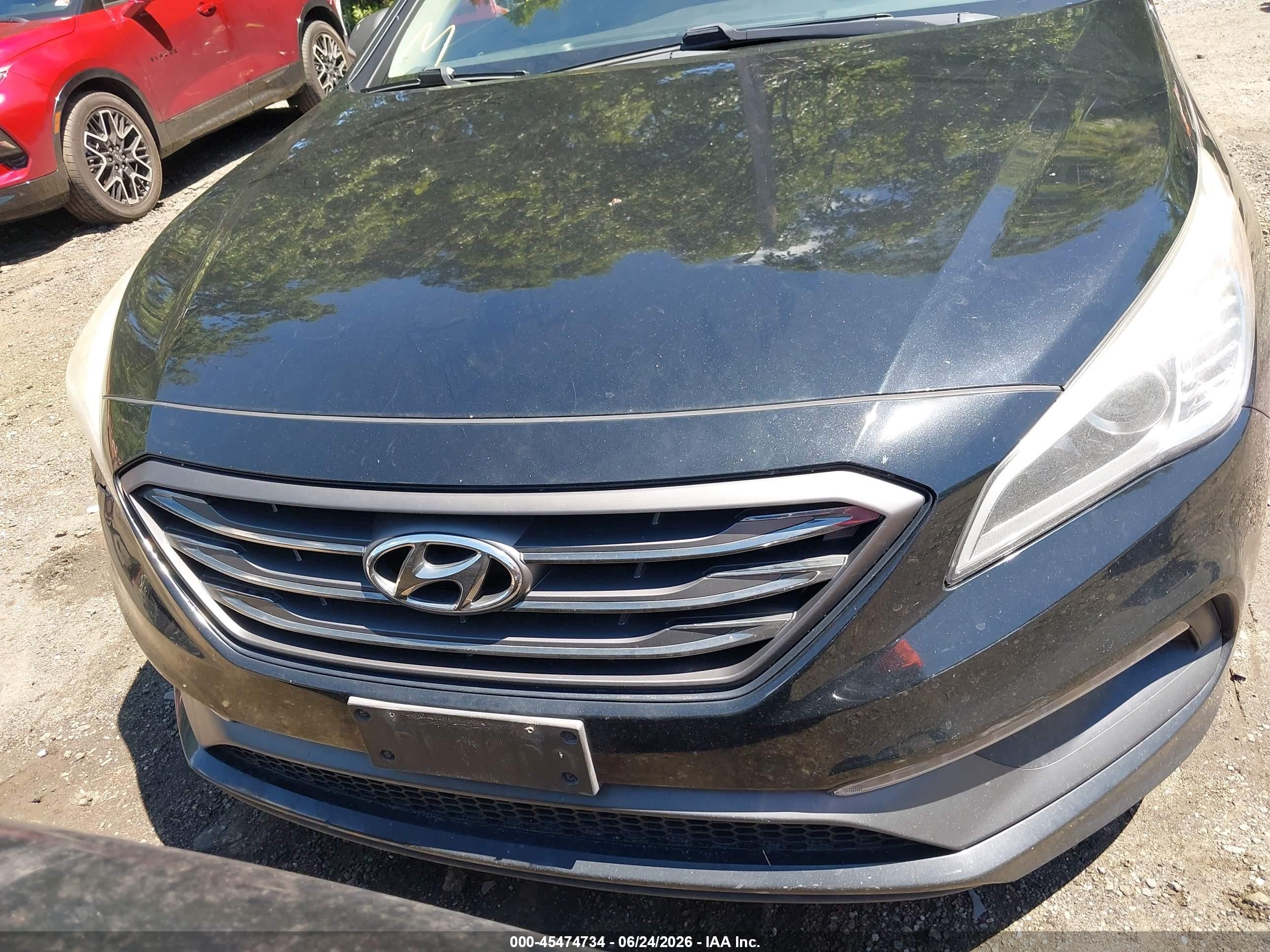 2015 Hyundai Sonata Sport Black vin: 5NPE34AF9FH060717