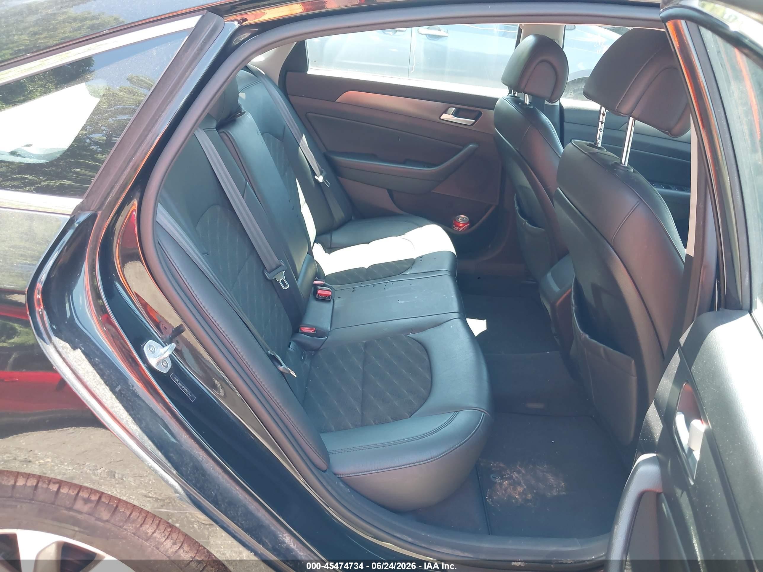 2015 Hyundai Sonata Sport Black vin: 5NPE34AF9FH060717