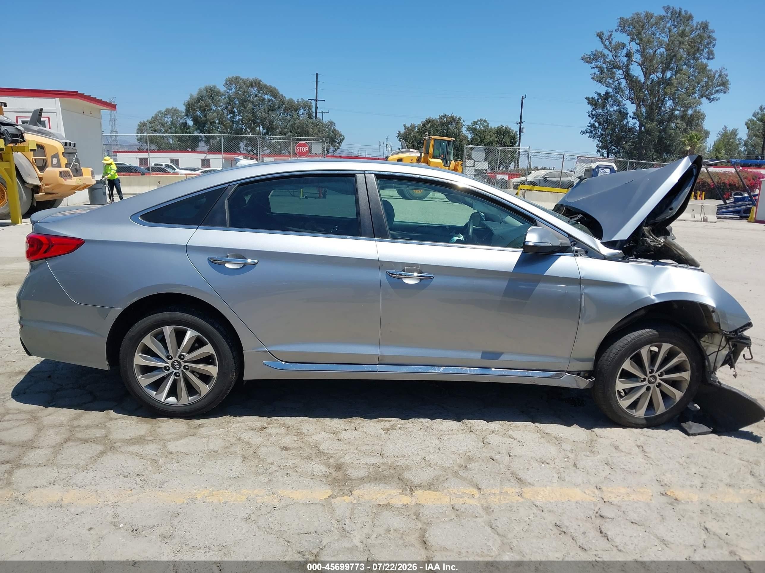 2015 Hyundai Sonata Sport Серебряный vin: 5NPE34AF9FH064153