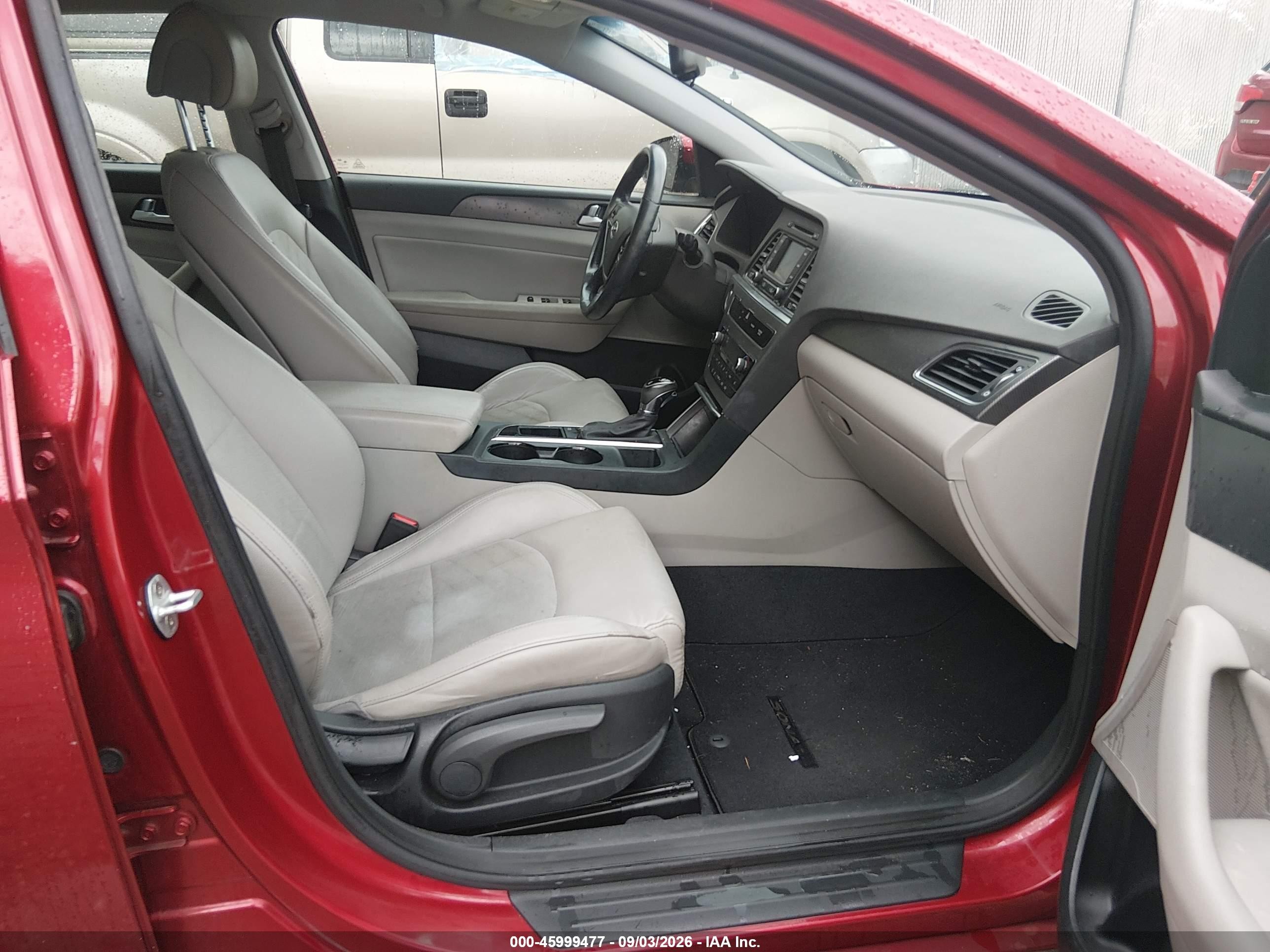 2015 Hyundai Sonata Sport Красный vin: 5NPE34AF9FH087240